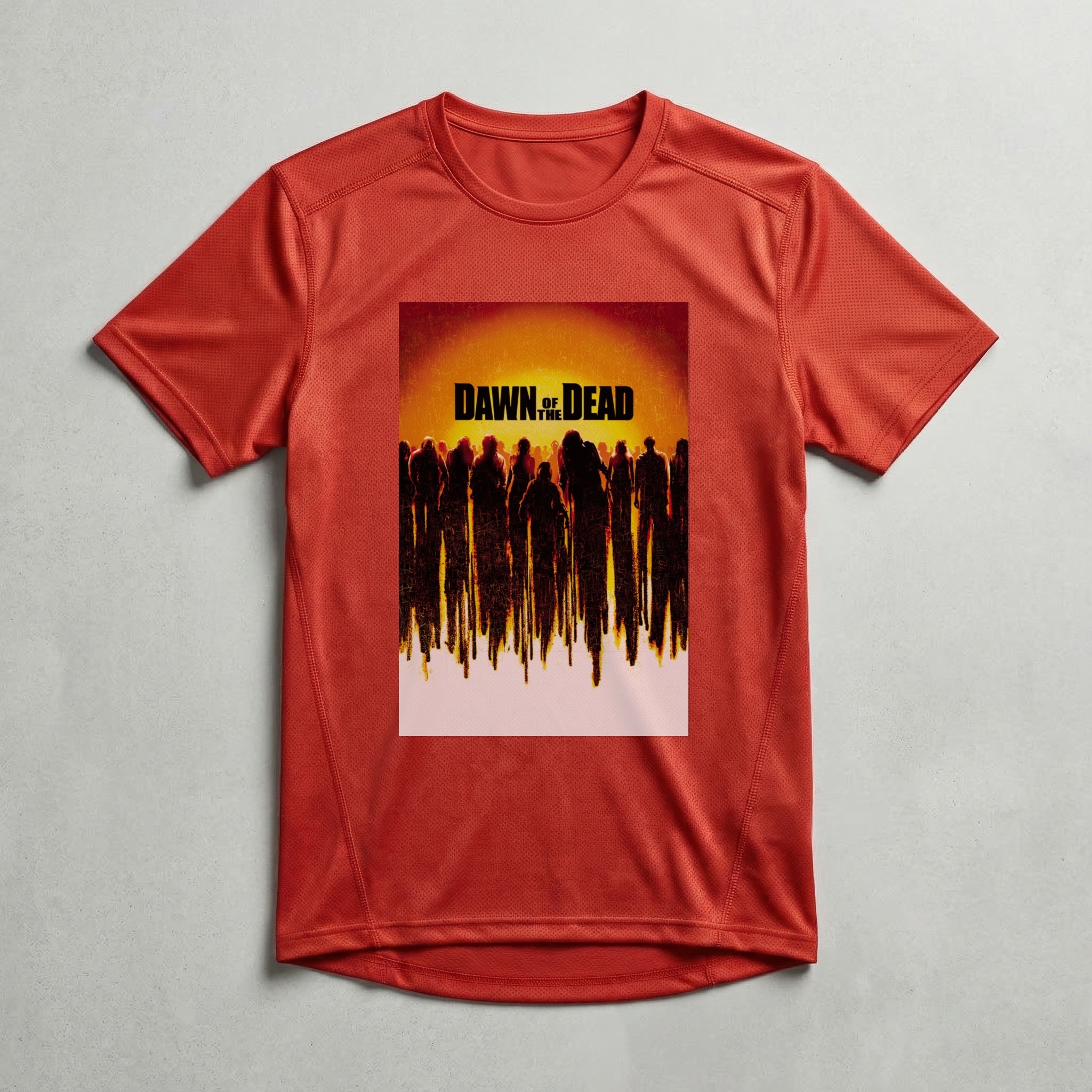 Camiseta_dry_fit_vermelho_camarada_do_alem_-_Dawn_of_the_Dead_Despertar_dos_mortos | Dawn of the Dead (Despertar dos mortos)
