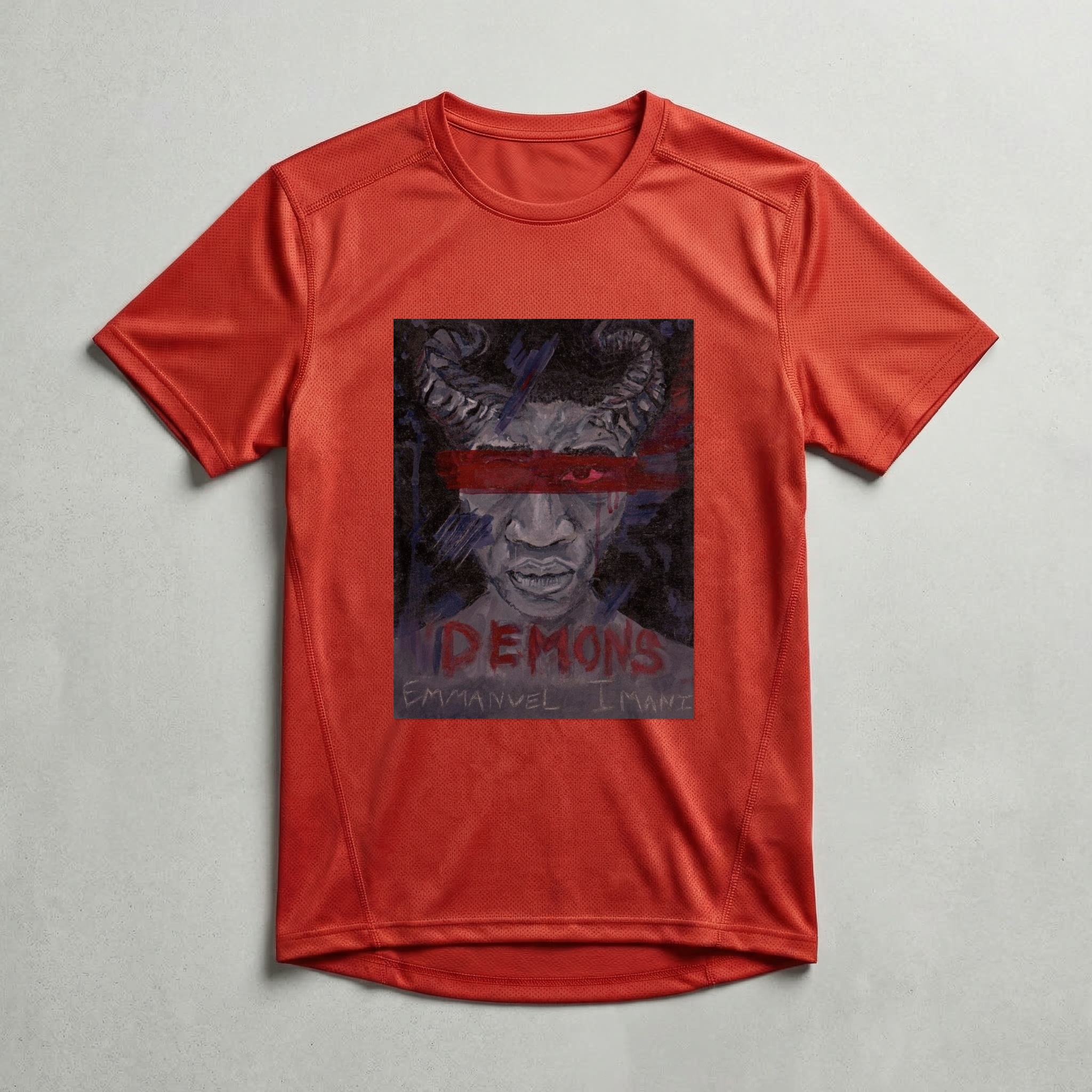 Camiseta_dry_fit_vermelho_camarada_do_alem_-_Demons_Demons_-_filhos_das_trevas | Demons (Demons - filhos das trevas)