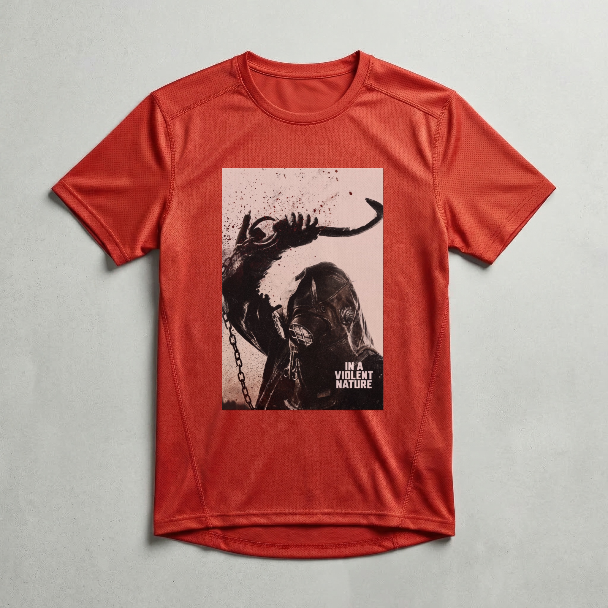 Camiseta_dry_fit_vermelho_camarada_do_alem_-_In_a_Violent_Nature | In a Violent Nature