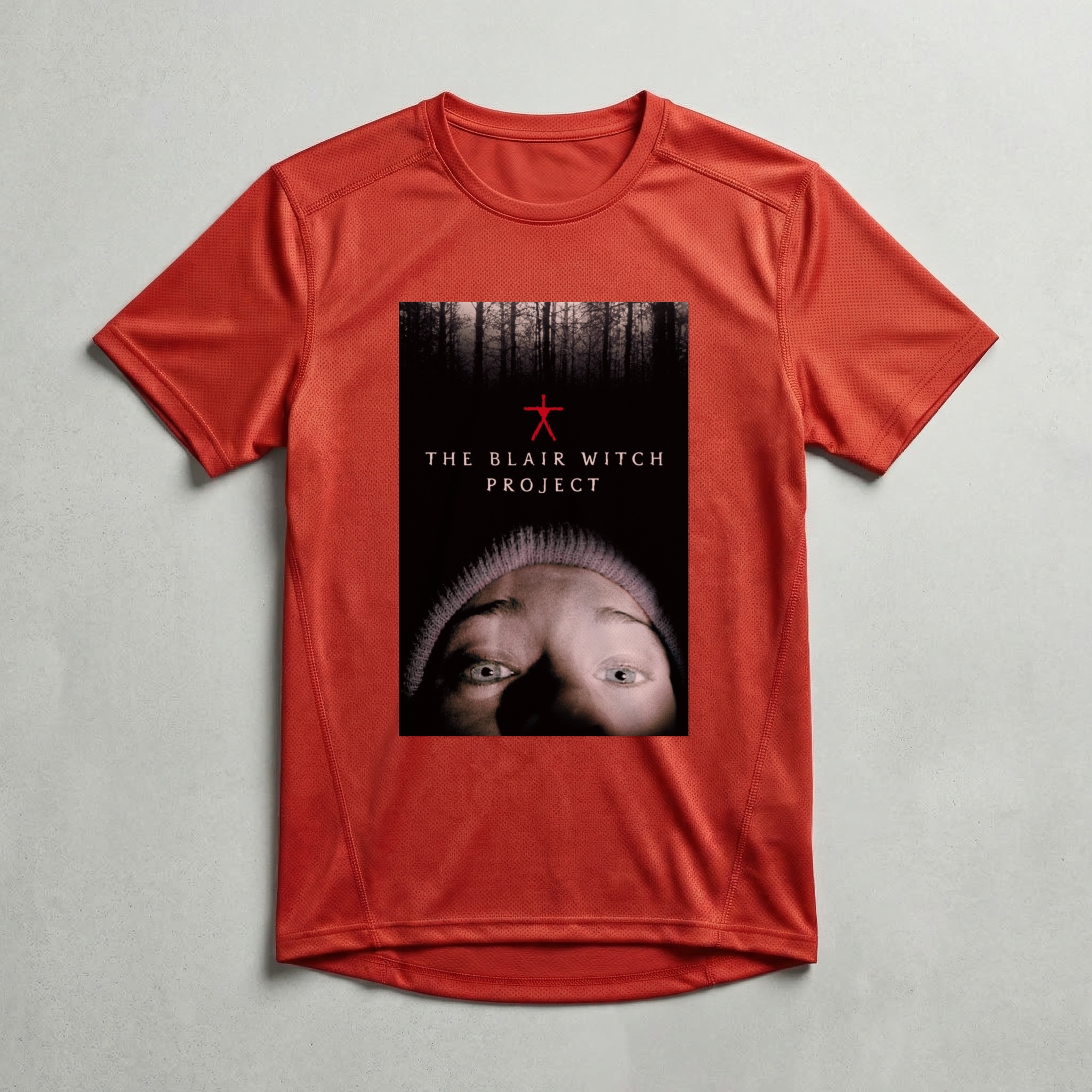 Camiseta_dry_fit_vermelho_camarada_do_alem_-_The_Blair_Witch_Project_A_bruxa_de_Blair | The Blair Witch Project (A bruxa de Blair)
