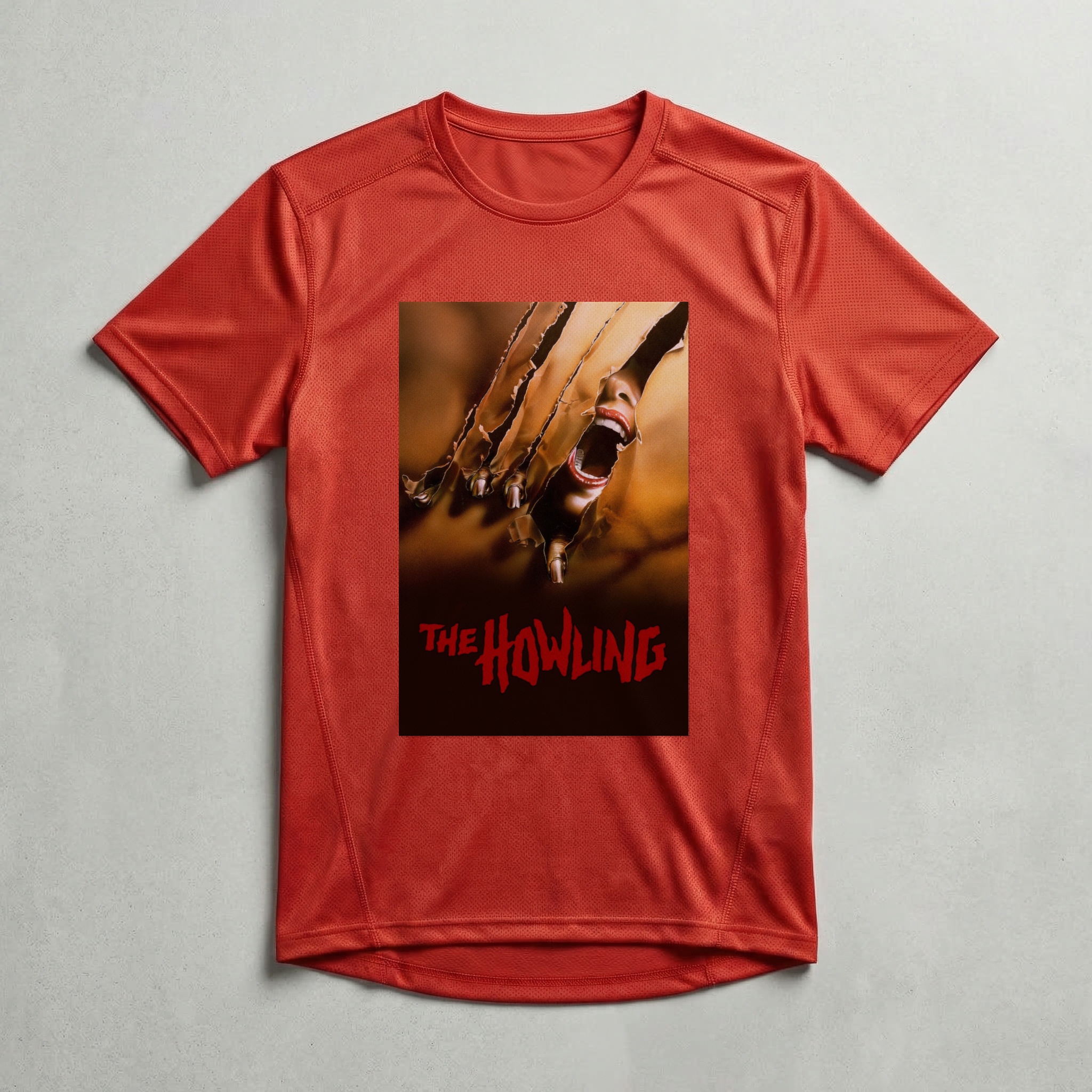 Camiseta_dry_fit_vermelho_camarada_do_alem_-_The_Howling_Grito_de_horror | The Howling (Grito de horror)