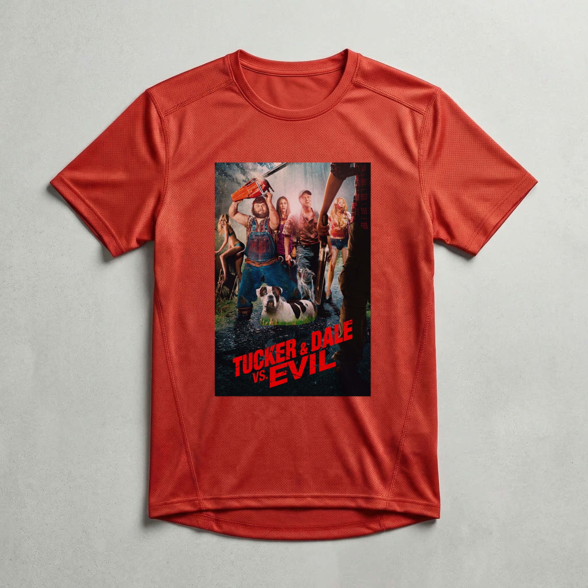 Camiseta_dry_fit_vermelho_camarada_do_alem_-_Tucker_and_Dale_vs_Evil_Tucker_Dale_contra_o_mal | Tucker and Dale vs Evil (Tucker & Dale contra o mal)