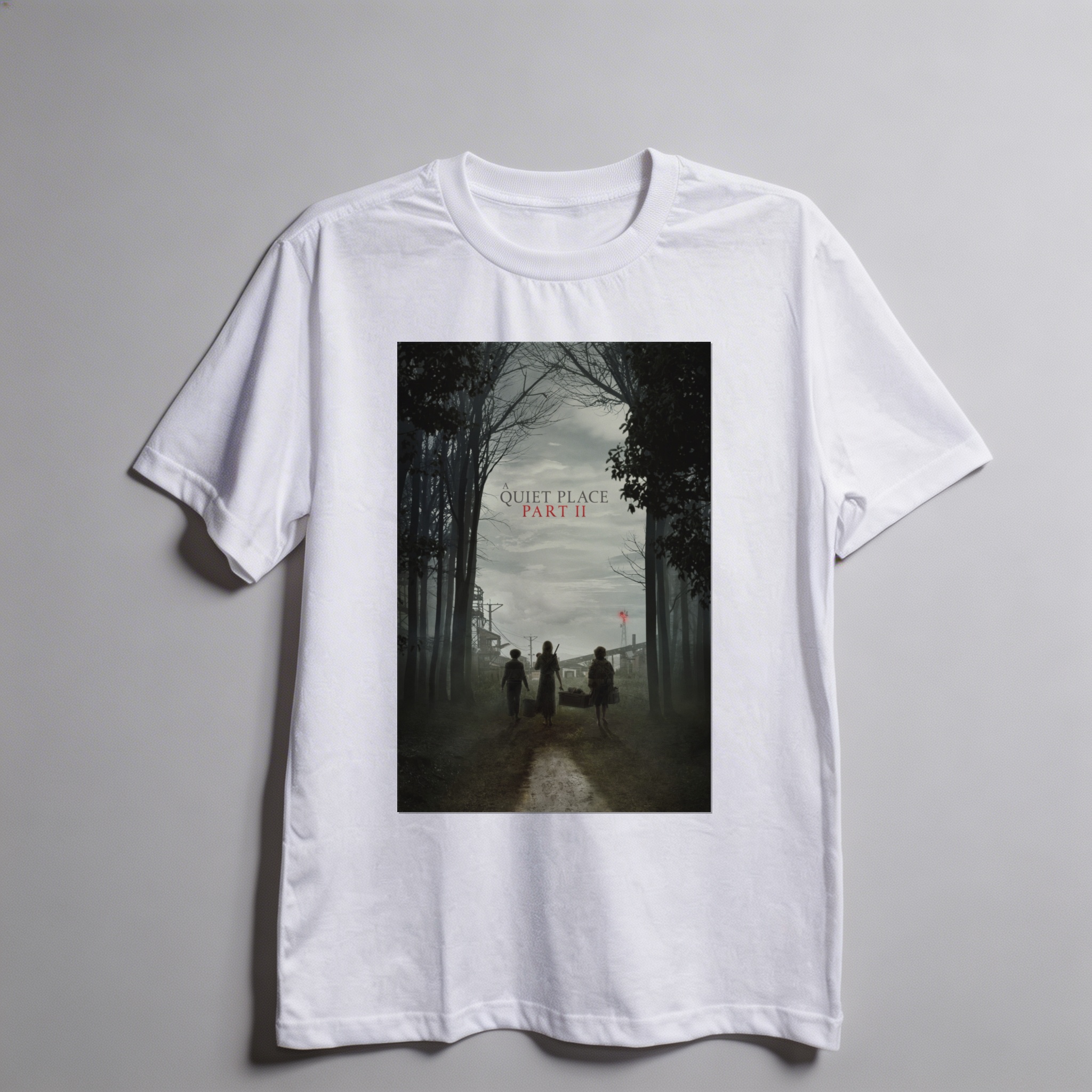 Camiseta_oversized_branco_camarada_do_alem_-_A_Quiet_Place_Part_II_Um_lugar_silencioso_-_parte_II | A Quiet Place Part II (Um lugar silencioso - parte II)