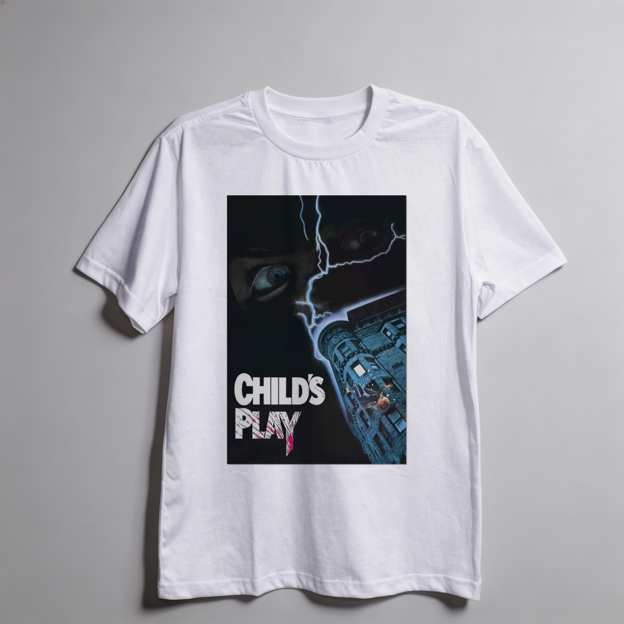 Camiseta_oversized_branco_camarada_do_alem_-_Childs_Play_Brinquedo_assassino | Childs Play (Brinquedo assassino)