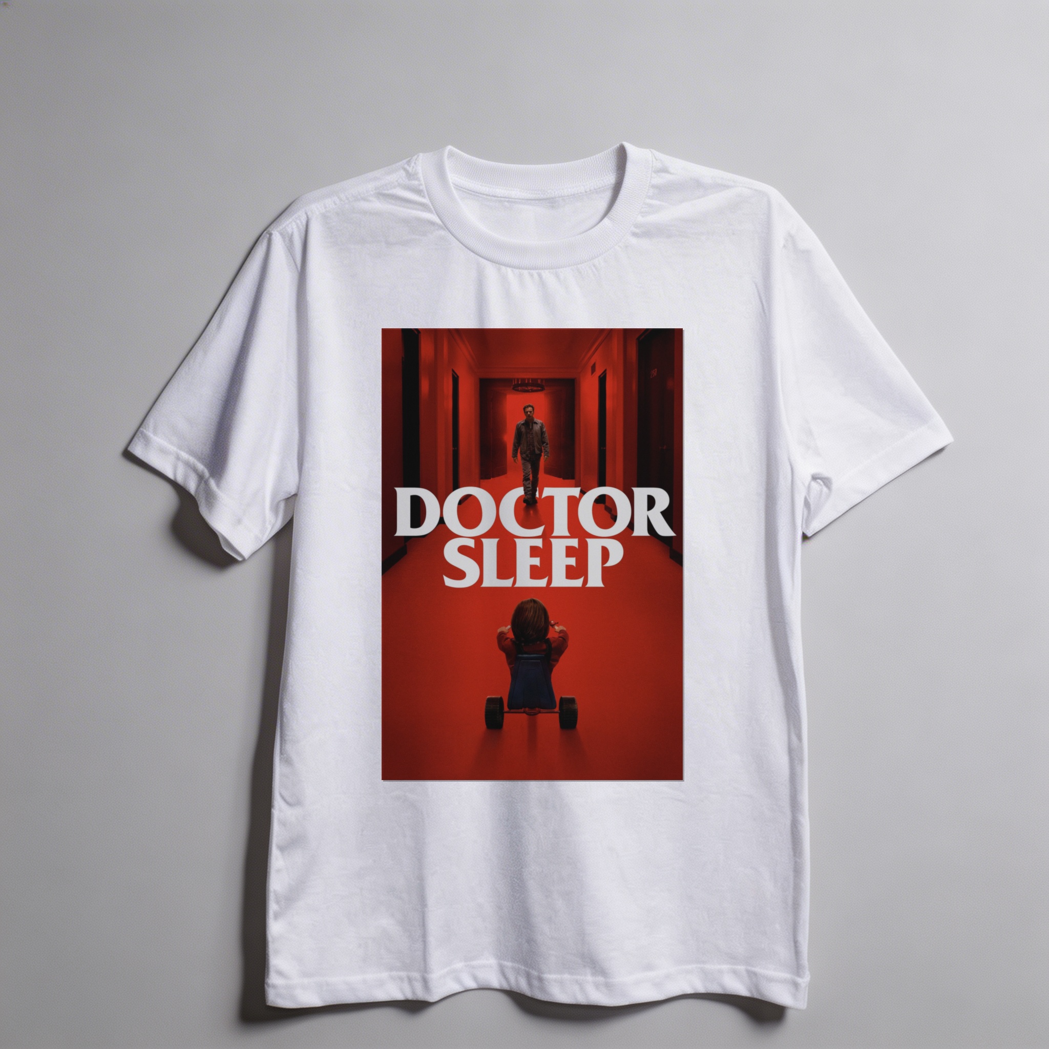 Camiseta_oversized_branco_camarada_do_alem_-_Doctor_Sleep_Doutor_sono | Doctor Sleep (Doutor sono)