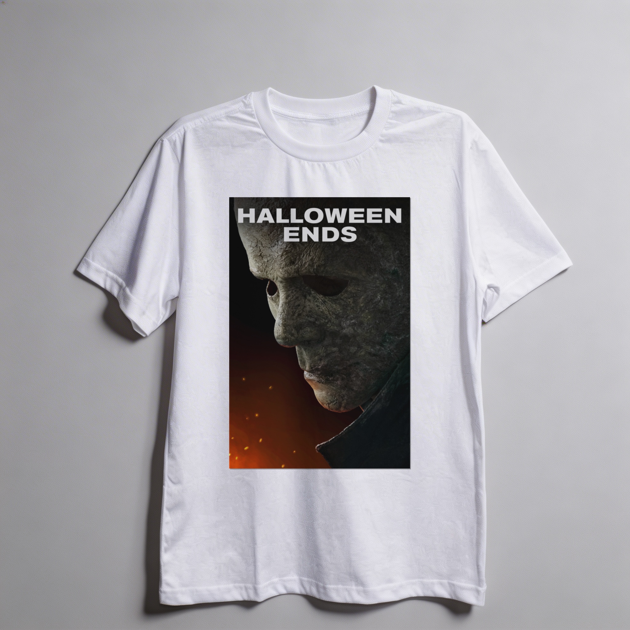 Camiseta_oversized_branco_camarada_do_alem_-_Halloween_Ends_Halloween_ends_-_o_final | Halloween Ends (Halloween ends - o final)
