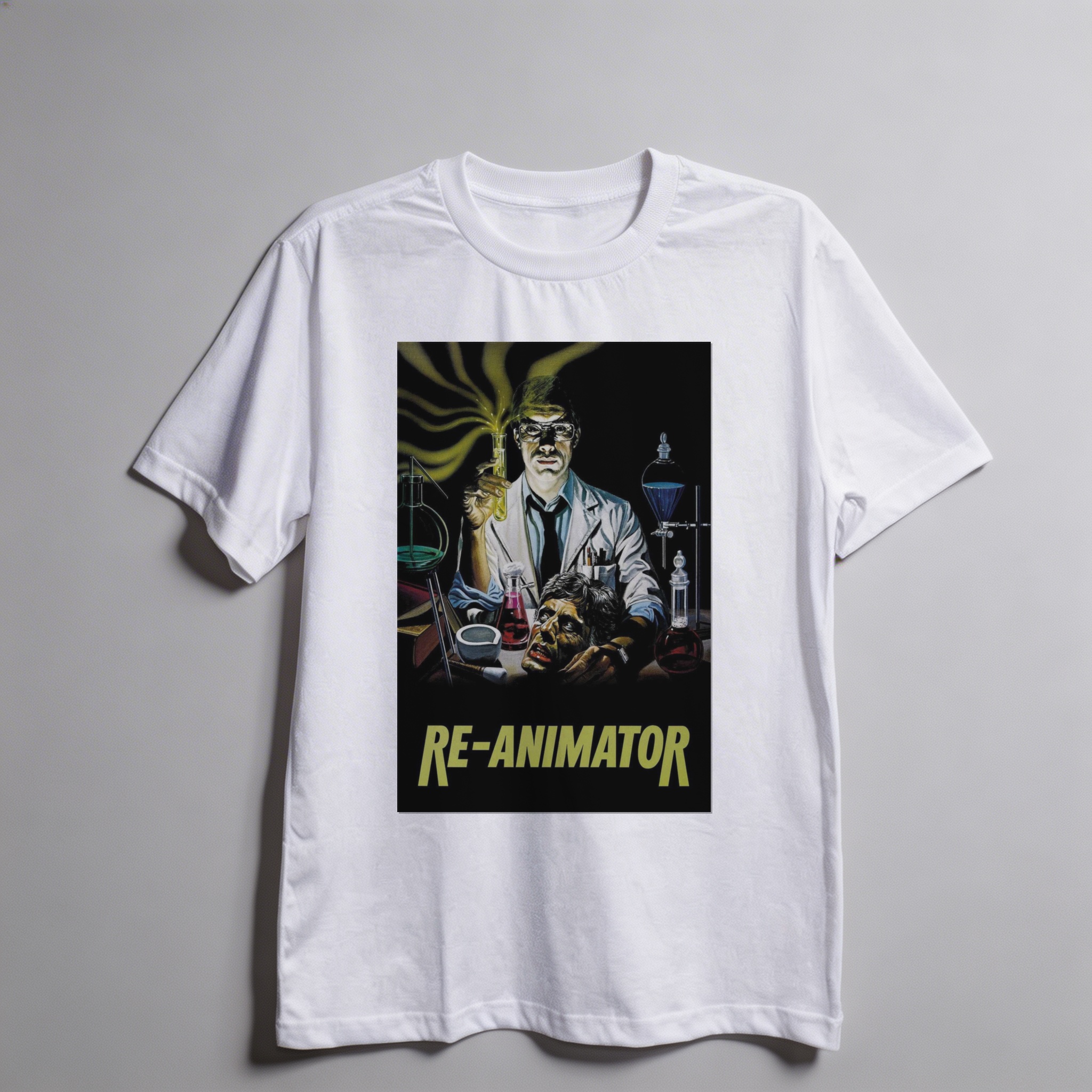 Camiseta_oversized_branco_camarada_do_alem_-_Re-Animator | Re-Animator