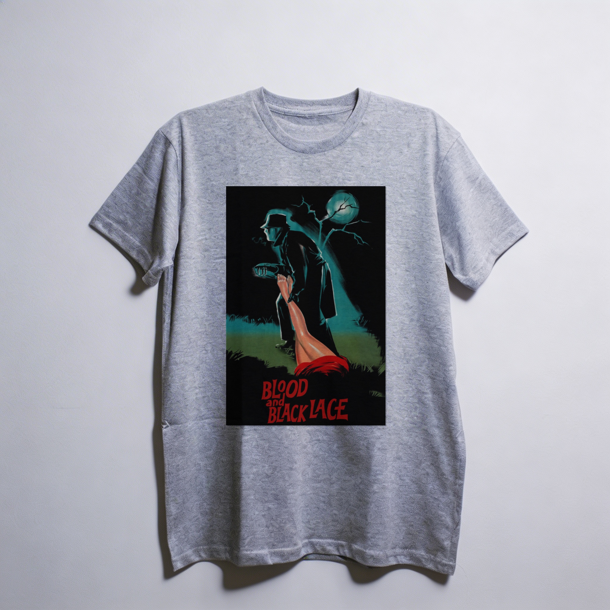 Camiseta_oversized_cinza_claro_camarada_do_alem_-_Blood_and_Black_Lace_Seis_mulheres_para_o_assassino | Blood and Black Lace (Seis mulheres para o assassino)