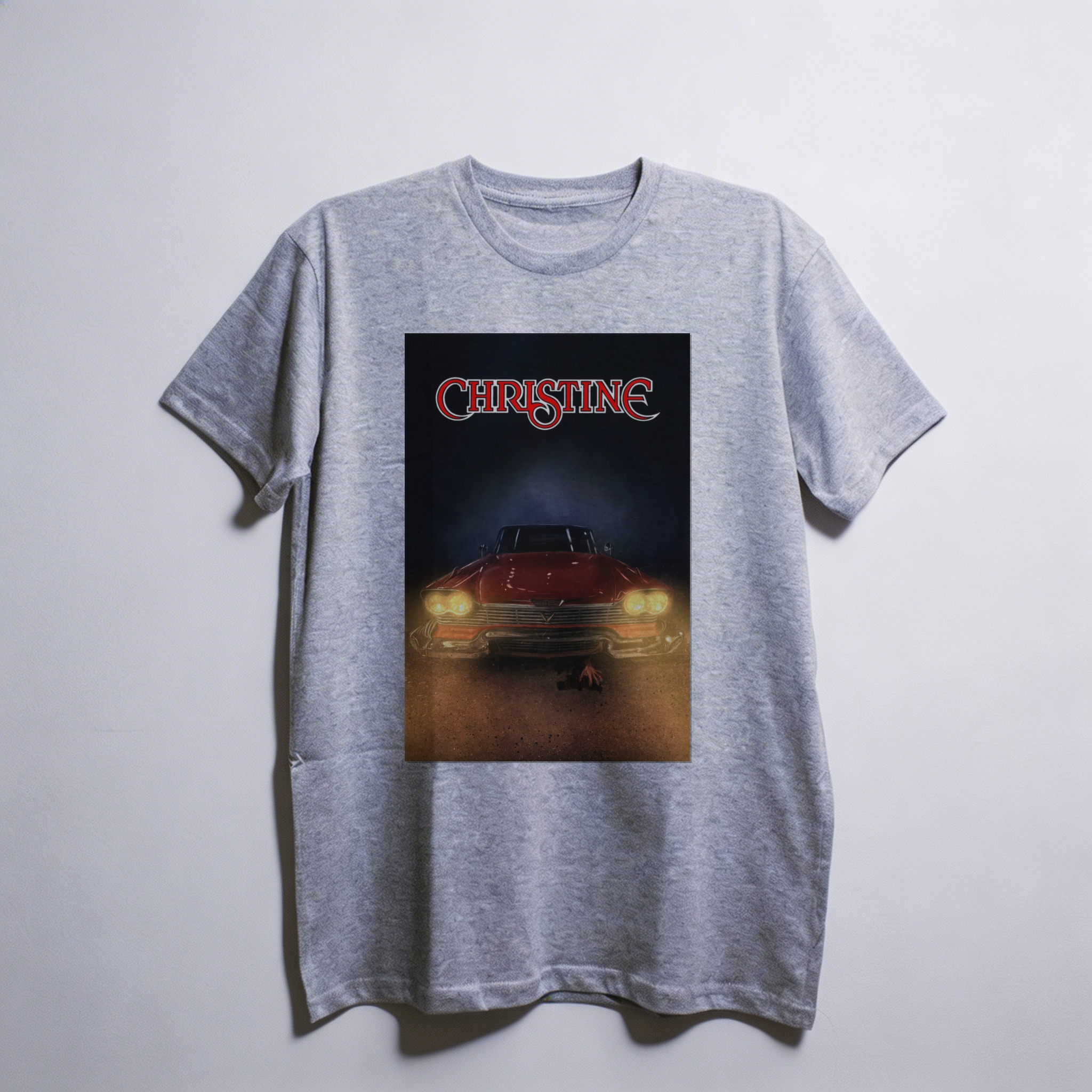 Camiseta_oversized_cinza_claro_camarada_do_alem_-_Christine_Christine_-_o_carro_assassino | Christine (Christine - o carro assassino)