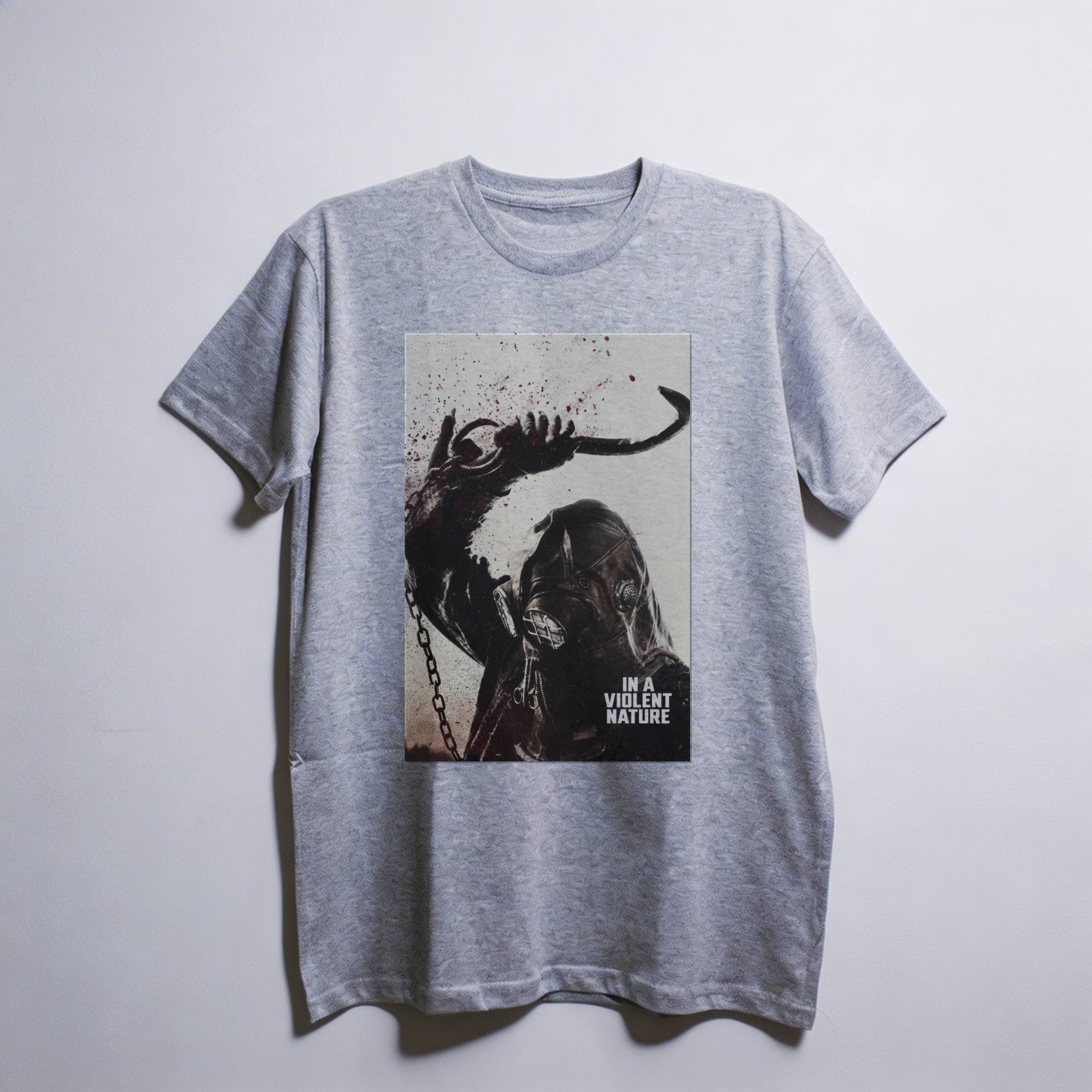 Camiseta_oversized_cinza_claro_camarada_do_alem_-_In_a_Violent_Nature | In a Violent Nature