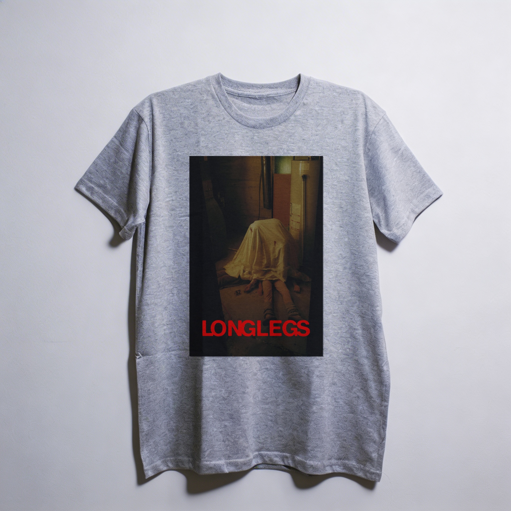 Camiseta_oversized_cinza_claro_camarada_do_alem_-_Longlegs_Longlegs_-_vinculo_mortal | Longlegs (Longlegs - vínculo mortal)