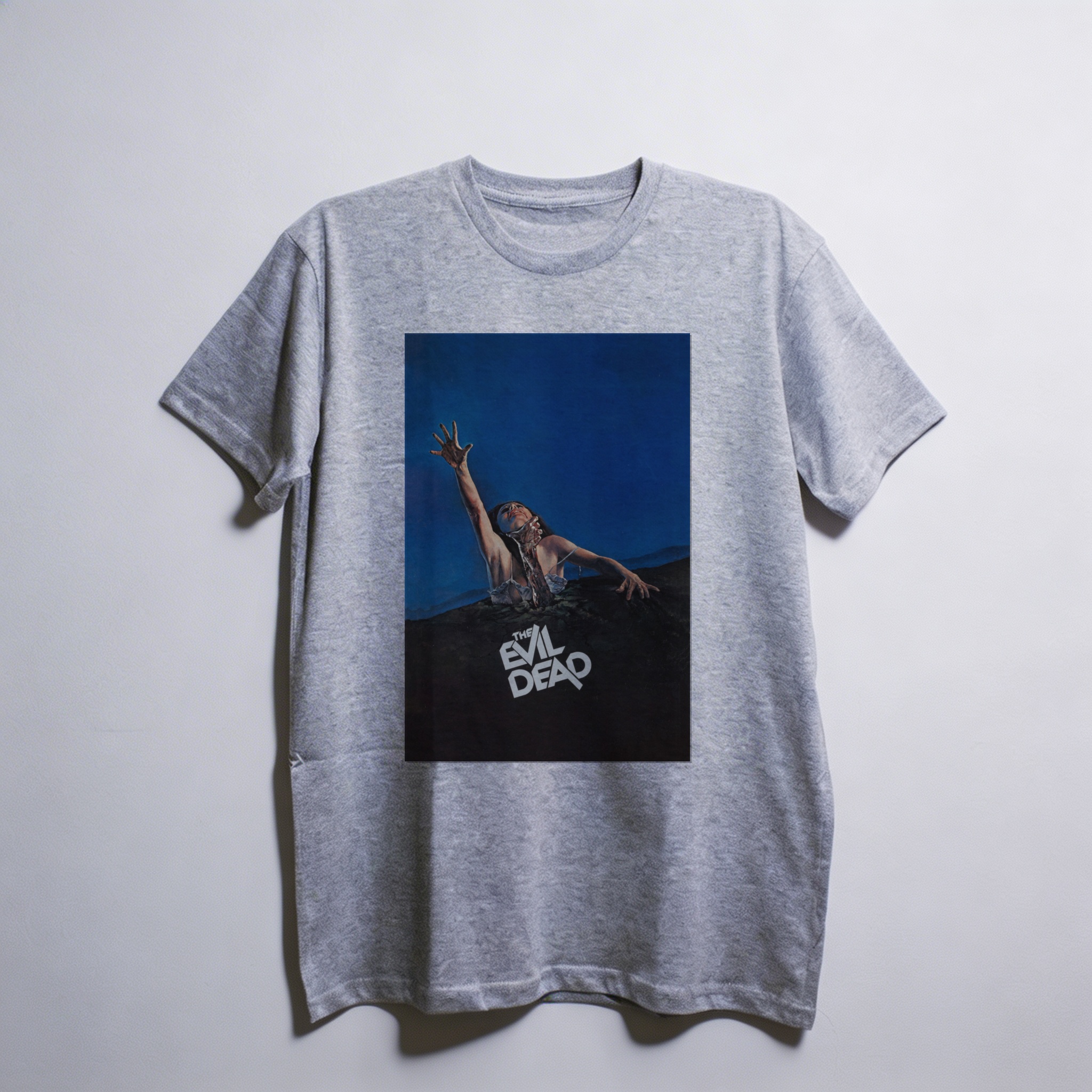 Camiseta_oversized_cinza_claro_camarada_do_alem_-_The_Evil_Dead_Uma_noite_alucinante_-_a_morte_do_demonio | The Evil Dead (Uma noite alucinante - a morte do demônio)