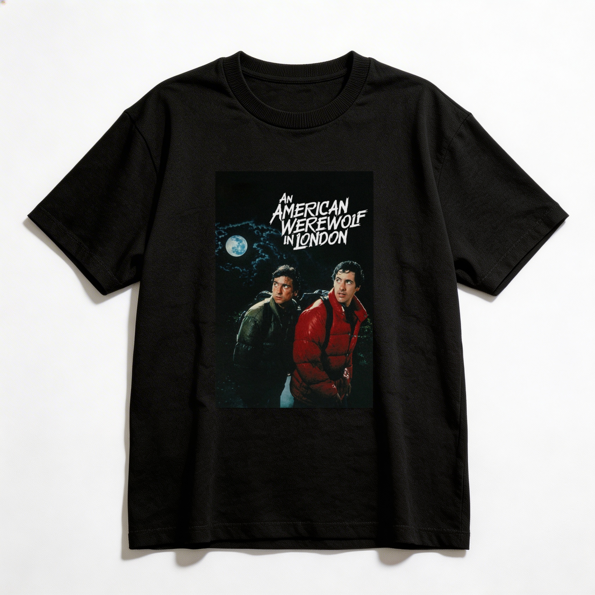 Camiseta_oversized_preto_camarada_do_alem_-_An_American_Werewolf_in_London_Um_lobisomem_americano_em_Londres | An American Werewolf in London (Um lobisomem americano em Londres)