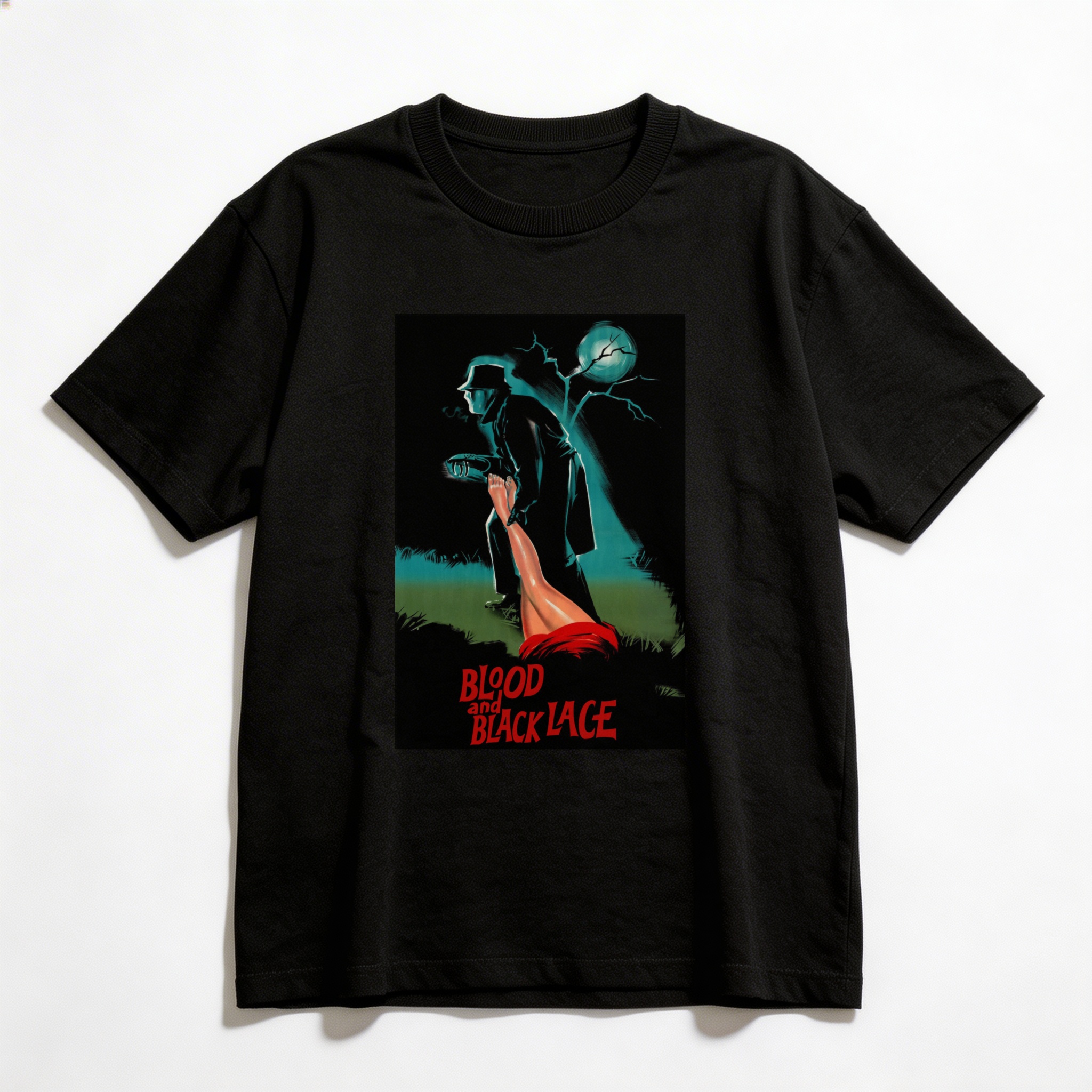 Camiseta_oversized_preto_camarada_do_alem_-_Blood_and_Black_Lace_Seis_mulheres_para_o_assassino | Blood and Black Lace (Seis mulheres para o assassino)