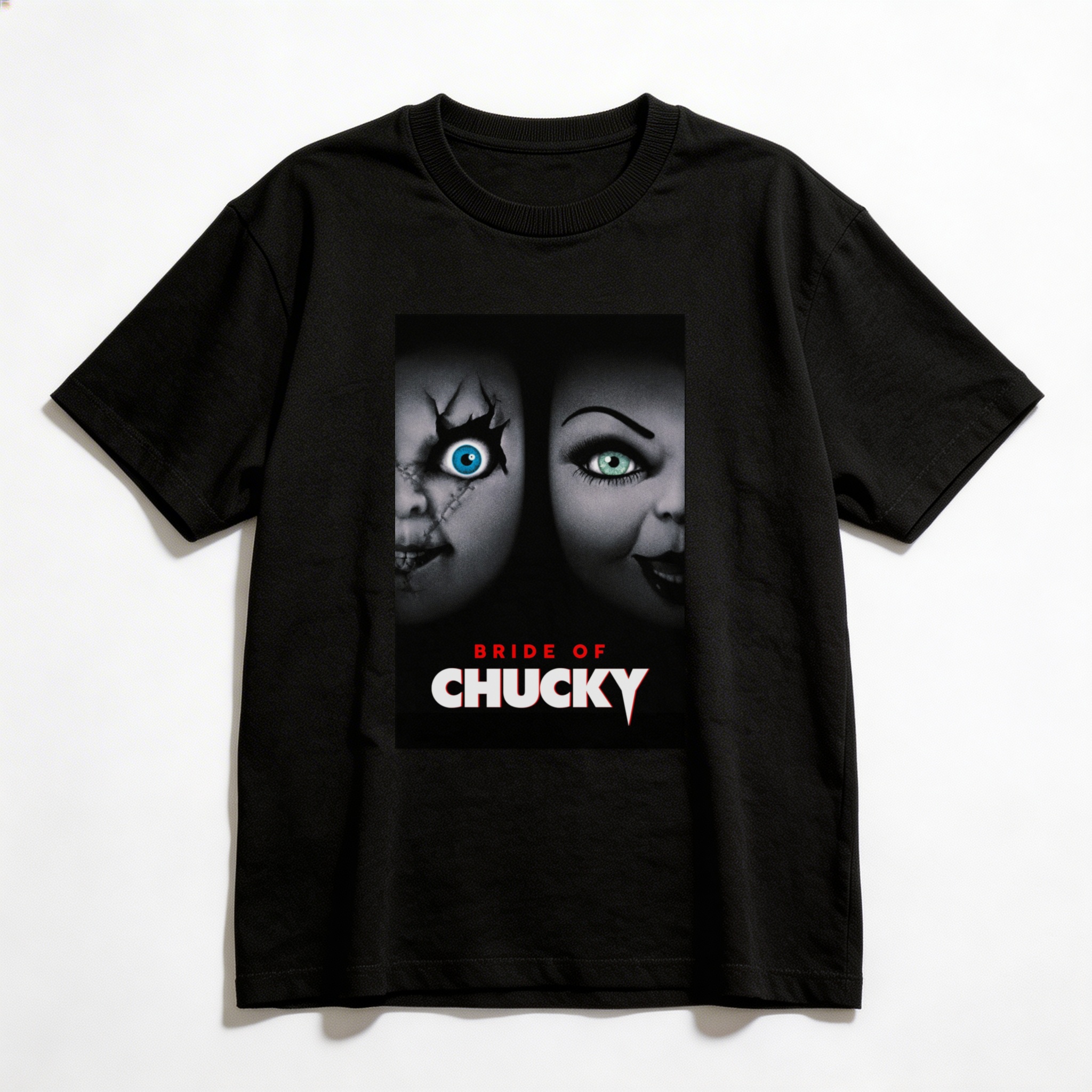 Camiseta_oversized_preto_camarada_do_alem_-_Bride_of_Chucky_A_noiva_de_Chucky | Bride of Chucky (A noiva de Chucky)