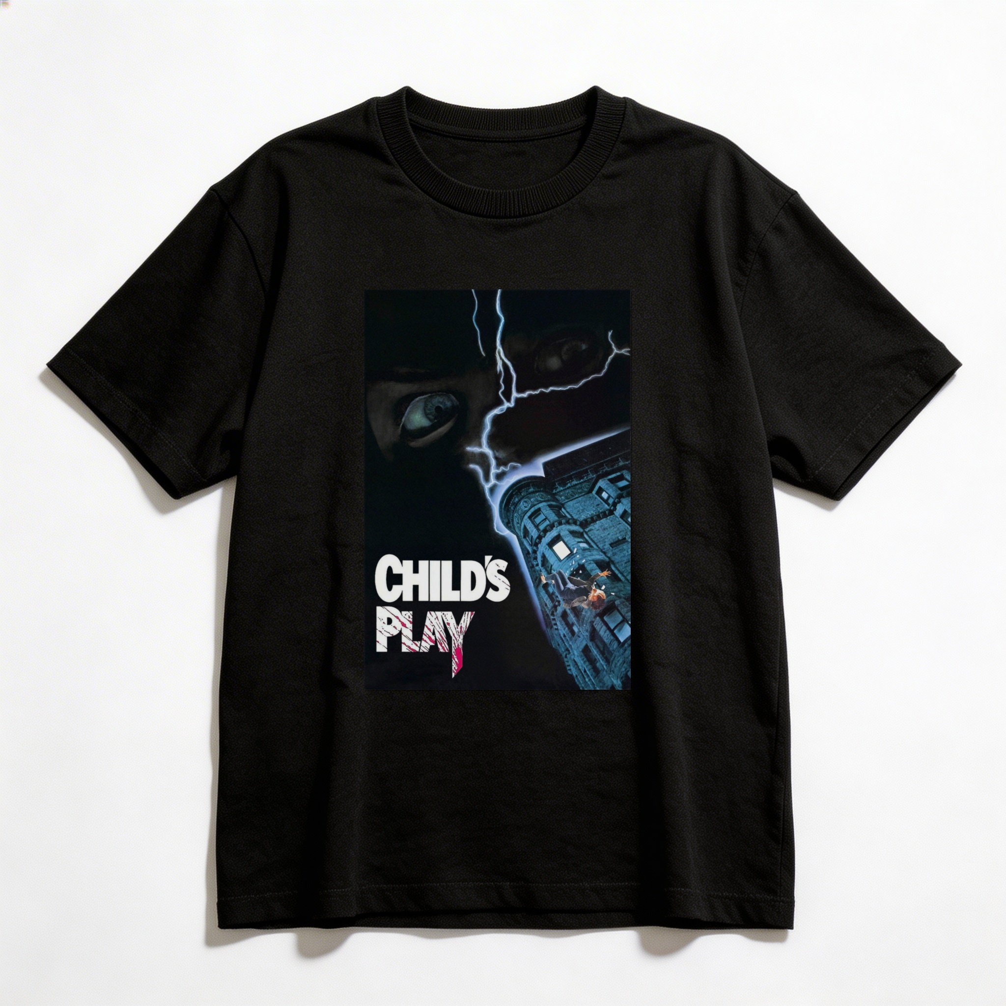 Camiseta_oversized_preto_camarada_do_alem_-_Childs_Play_Brinquedo_assassino | Childs Play (Brinquedo assassino)