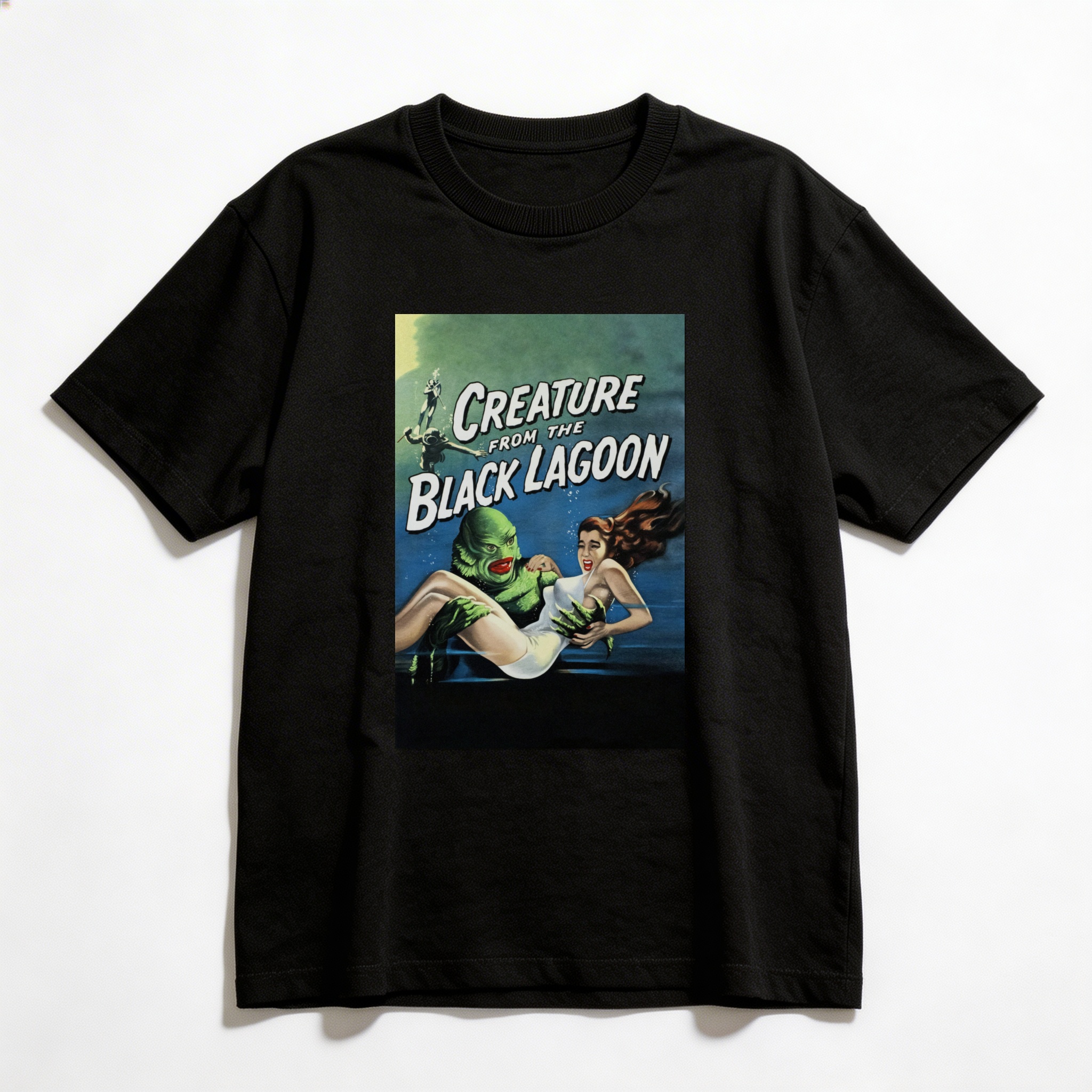 Camiseta_oversized_preto_camarada_do_alem_-_Creature_from_the_Black_Lagoon_O_monstro_da_lagoa_negra | Creature from the Black Lagoon (O monstro da lagoa negra)
