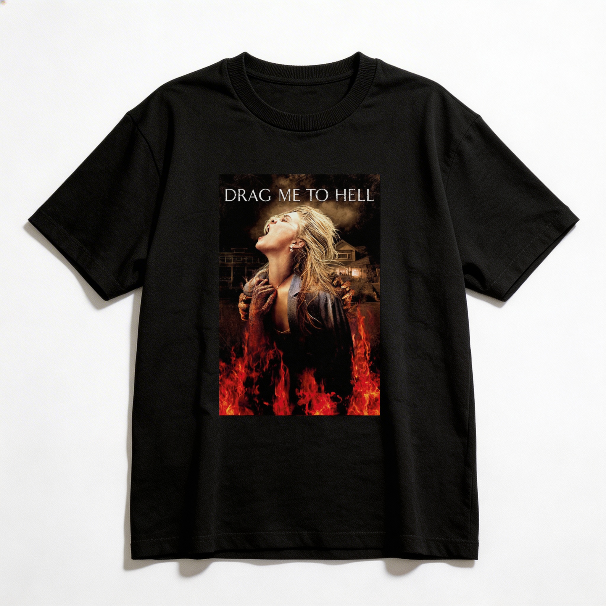 Camiseta_oversized_preto_camarada_do_alem_-_Drag_Me_to_Hell_Arraste-me_para_o_inferno | Drag Me to Hell (Arraste-me para o inferno)