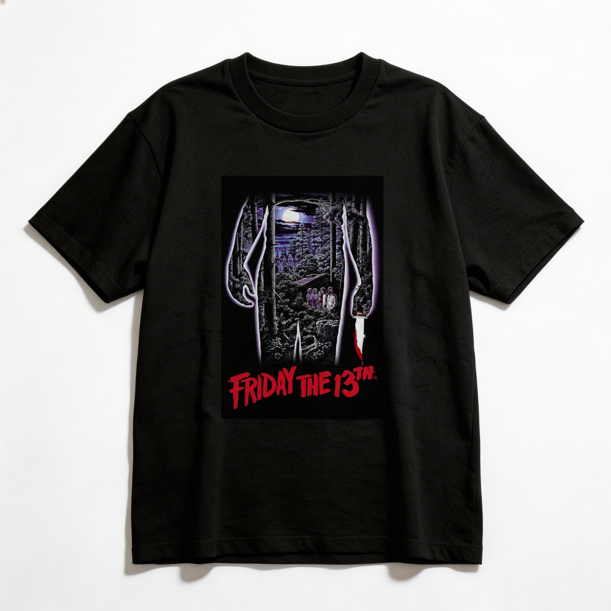 Camiseta_oversized_preto_camarada_do_alem_-_Friday_the_13th_Sexta-feira_13 | Friday the 13th (Sexta-feira 13)