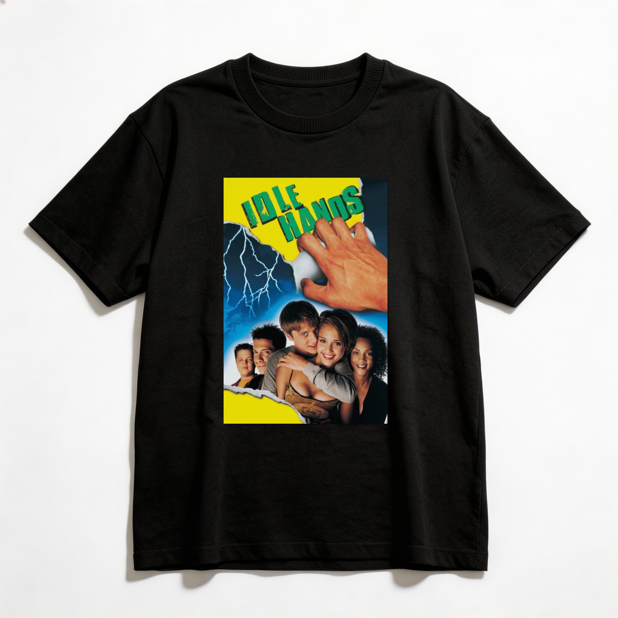 Camiseta_oversized_preto_camarada_do_alem_-_Idle_Hands_Maos_diabolicas | Idle Hands (Mãos diabólicas)