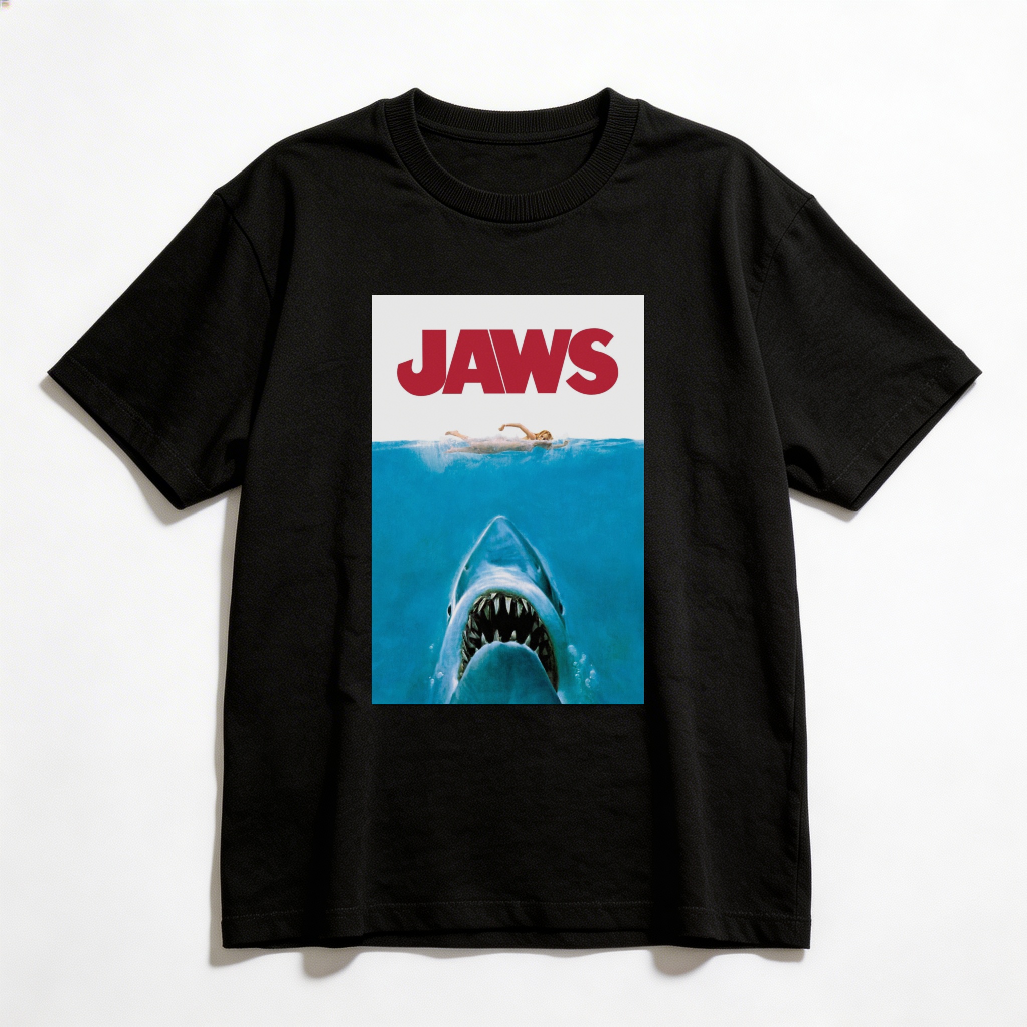 Camiseta_oversized_preto_camarada_do_alem_-_Jaws_Tubarao | Jaws (Tubarão)