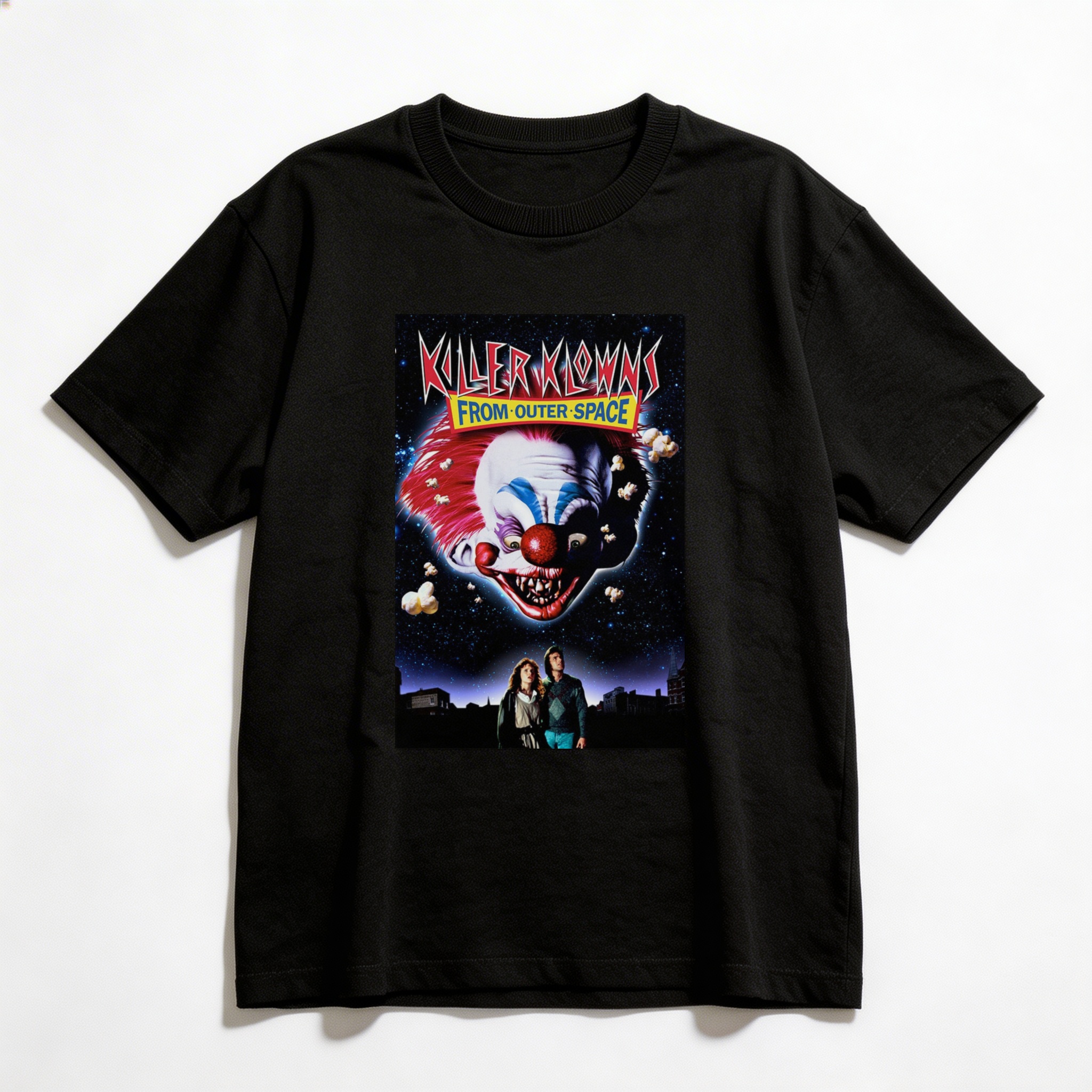 Camiseta_oversized_preto_camarada_do_alem_-_Killer_Klowns_from_Outer_Space_Palhacos_assassinos_do_espaco_sideral | Killer Klowns from Outer Space (Palhaços assassinos do espaço sideral)