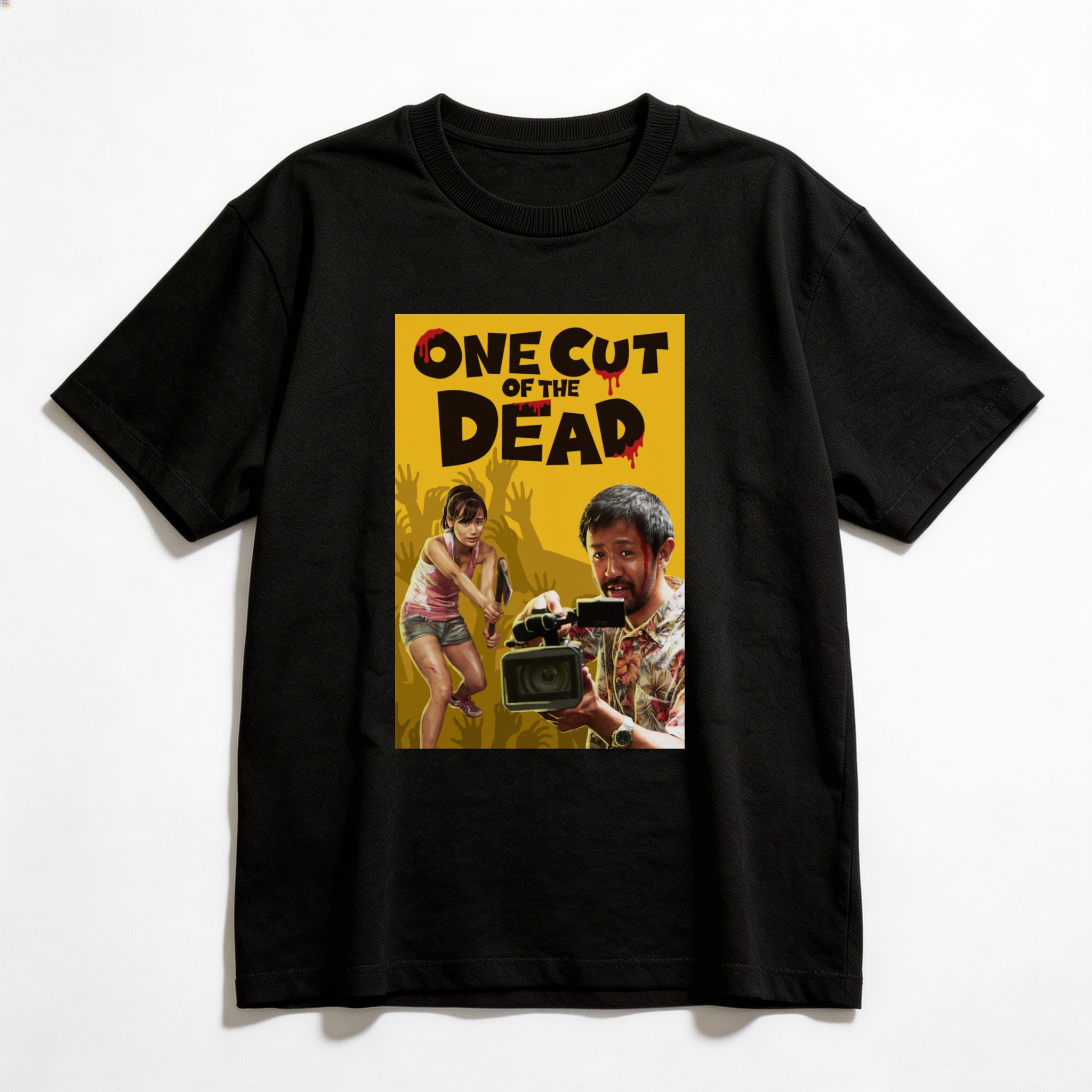 Camiseta_oversized_preto_camarada_do_alem_-_One_Cut_of_the_Dead | One Cut of the Dead