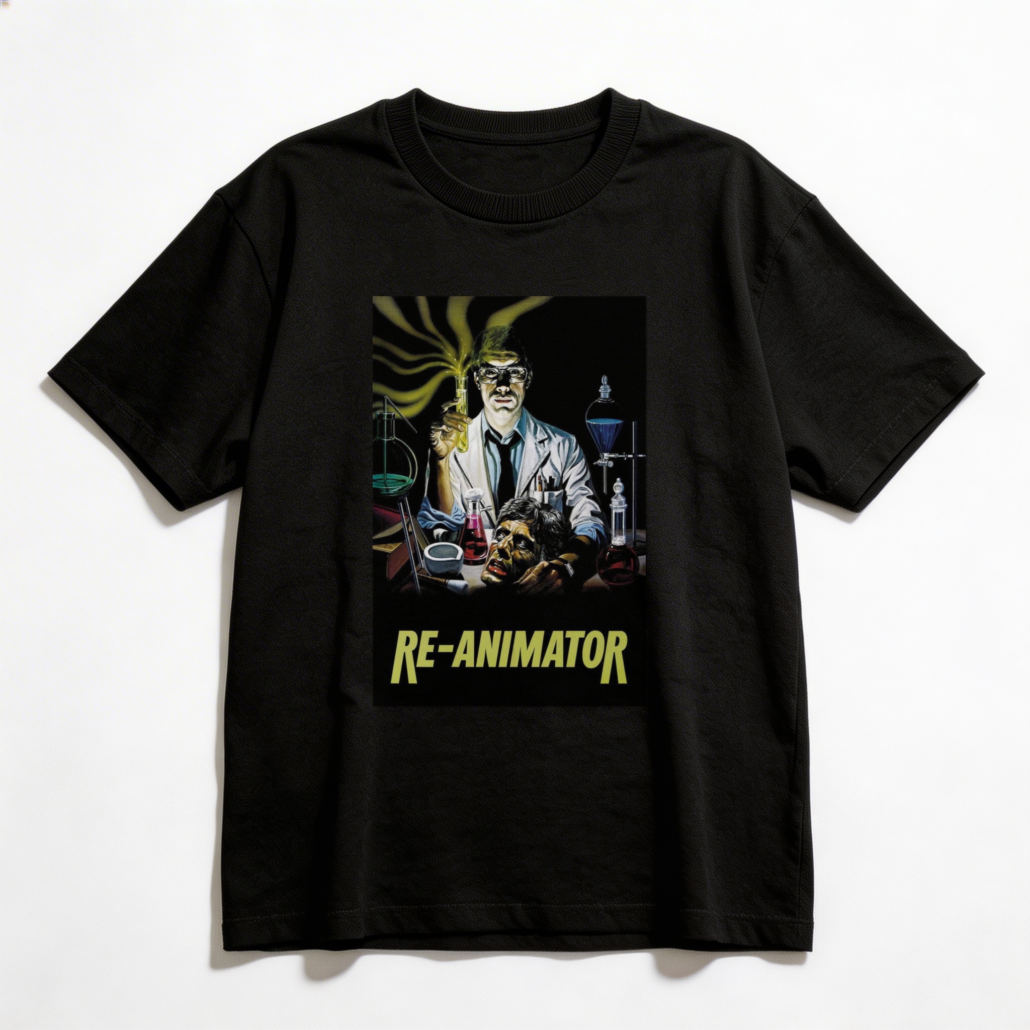 Camiseta_oversized_preto_camarada_do_alem_-_Re-Animator | Re-Animator