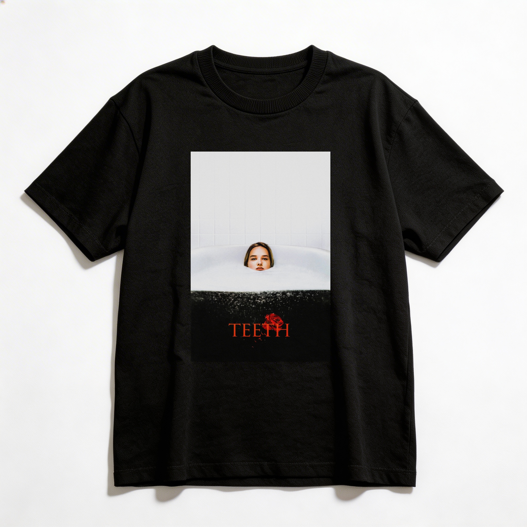 Camiseta_oversized_preto_camarada_do_alem_-_Teeth_Teeth_-_o_dente_da_vinganca | Teeth (Teeth - o dente da vingança)