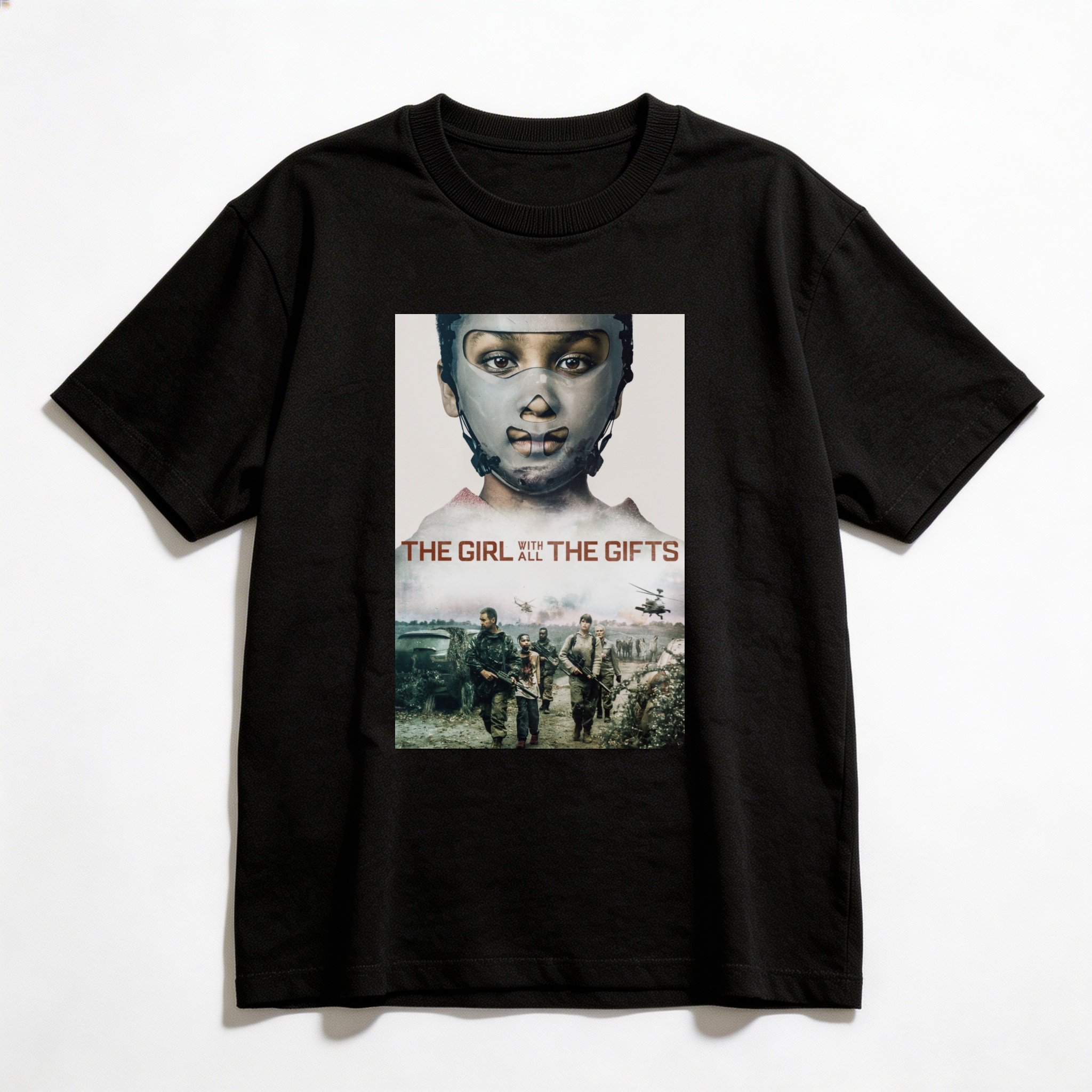 Camiseta_oversized_preto_camarada_do_alem_-_The_Girl_with_All_the_Gifts_A_garota_que_tinha_dons | The Girl with All the Gifts (A garota que tinha dons)