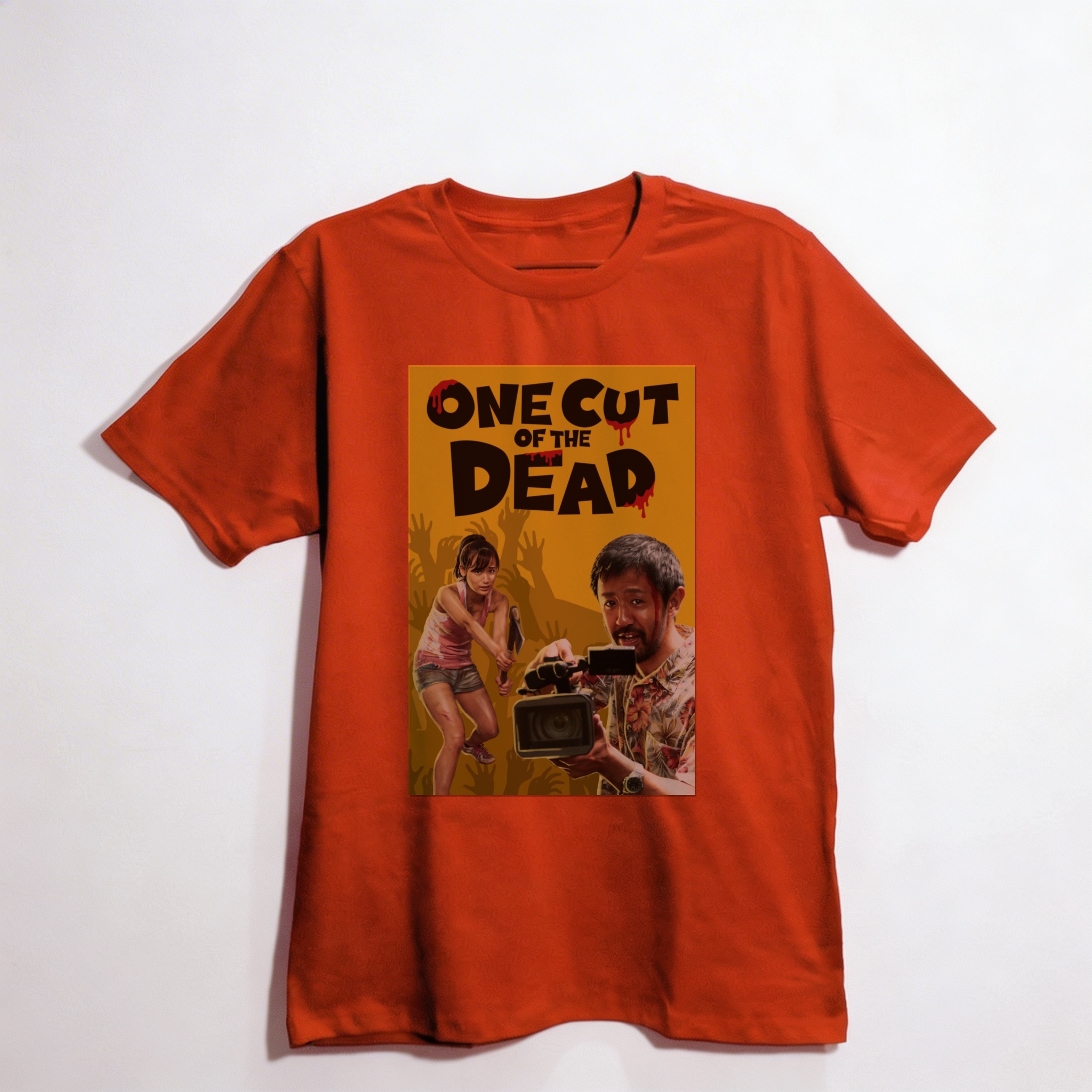 Camiseta_oversized_vermelho_camarada_do_alem_-_One_Cut_of_the_Dead | One Cut of the Dead