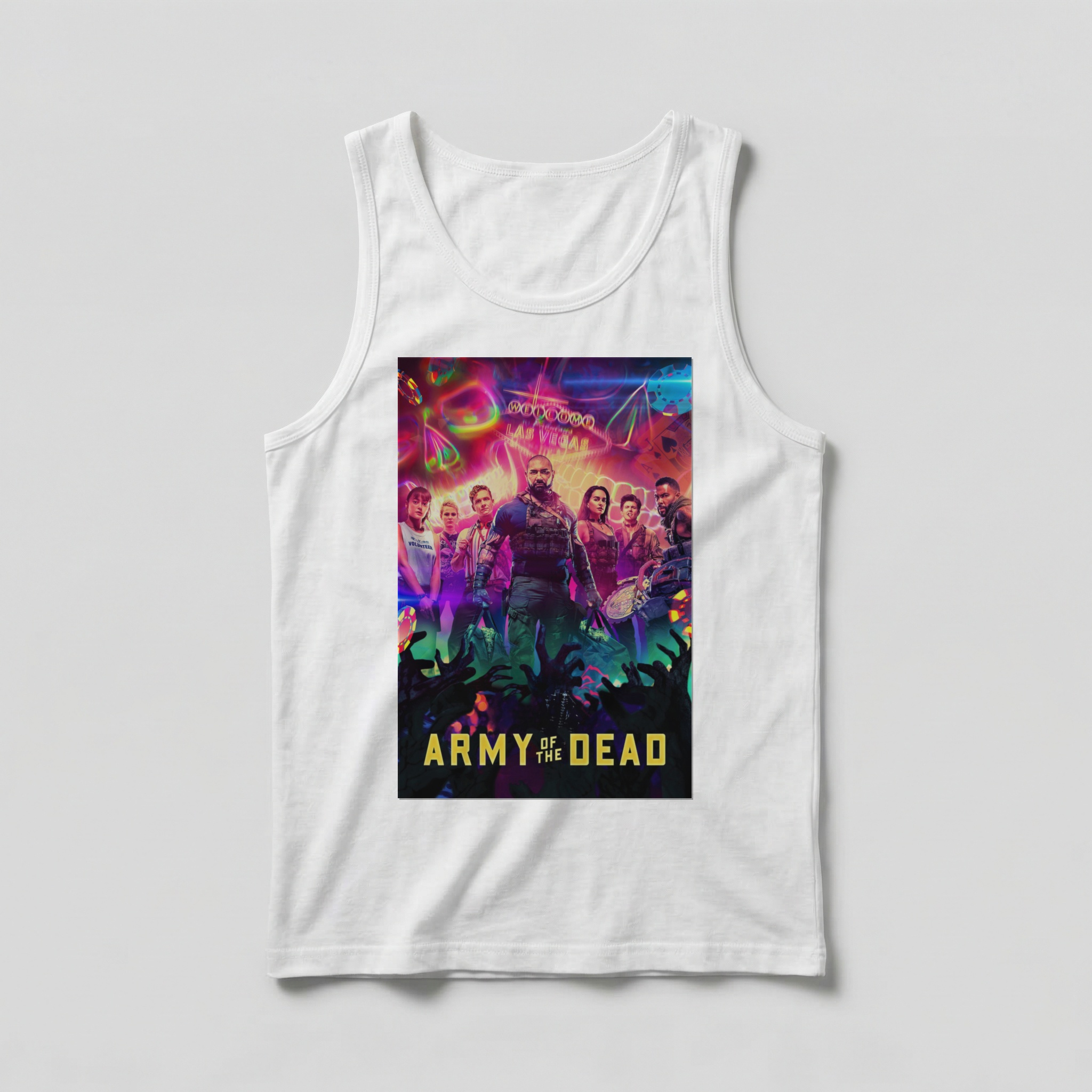 Camiseta_regata_branco_camarada_do_alem_-_Army_of_the_Dead_Army_of_the_dead_-_invasao_em_Las_Vegas | Army of the Dead (Army of the dead - invasao em Las Vegas)