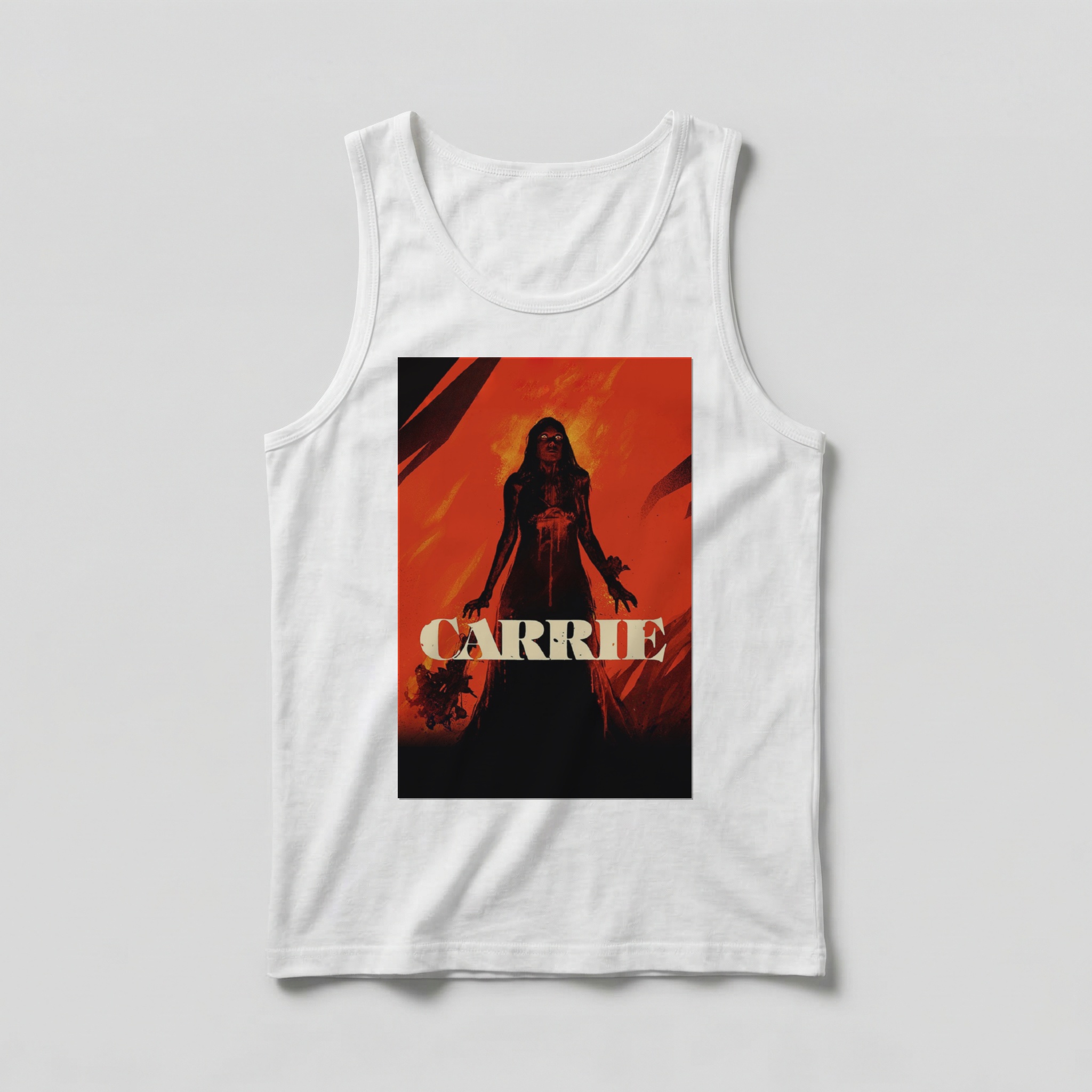 Camiseta_regata_branco_camarada_do_alem_-_Carrie_Carrie_-_a_estranha | Carrie (Carrie - a estranha)
