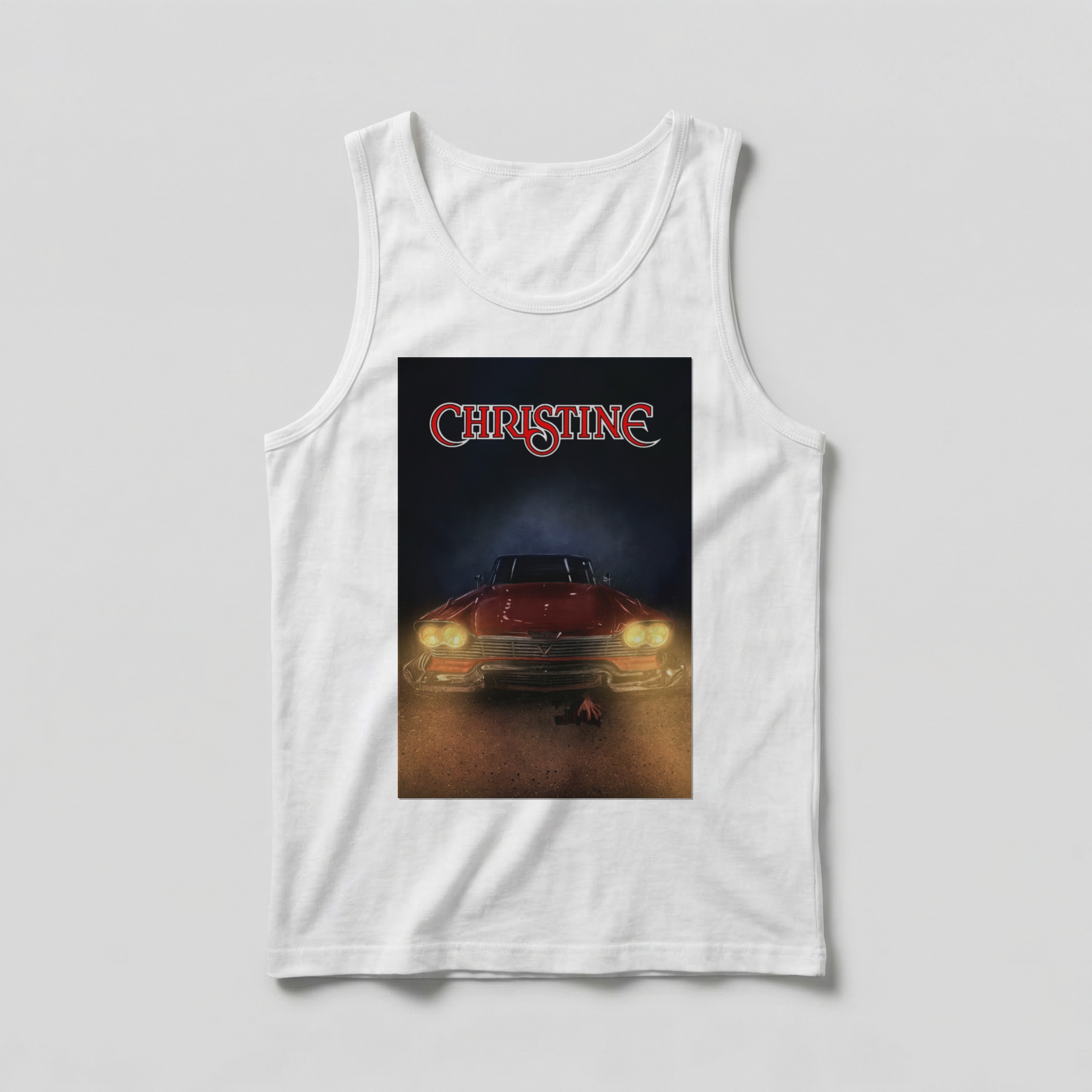 Camiseta_regata_branco_camarada_do_alem_-_Christine_Christine_-_o_carro_assassino | Christine (Christine - o carro assassino)