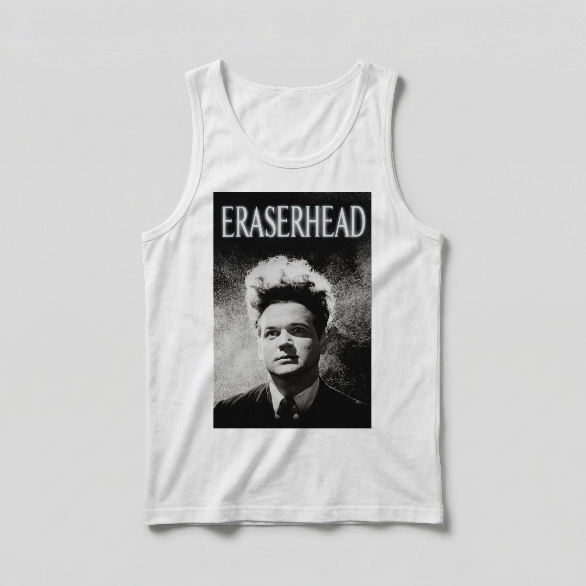 Camiseta_regata_branco_camarada_do_alem_-_Eraserhead | Eraserhead