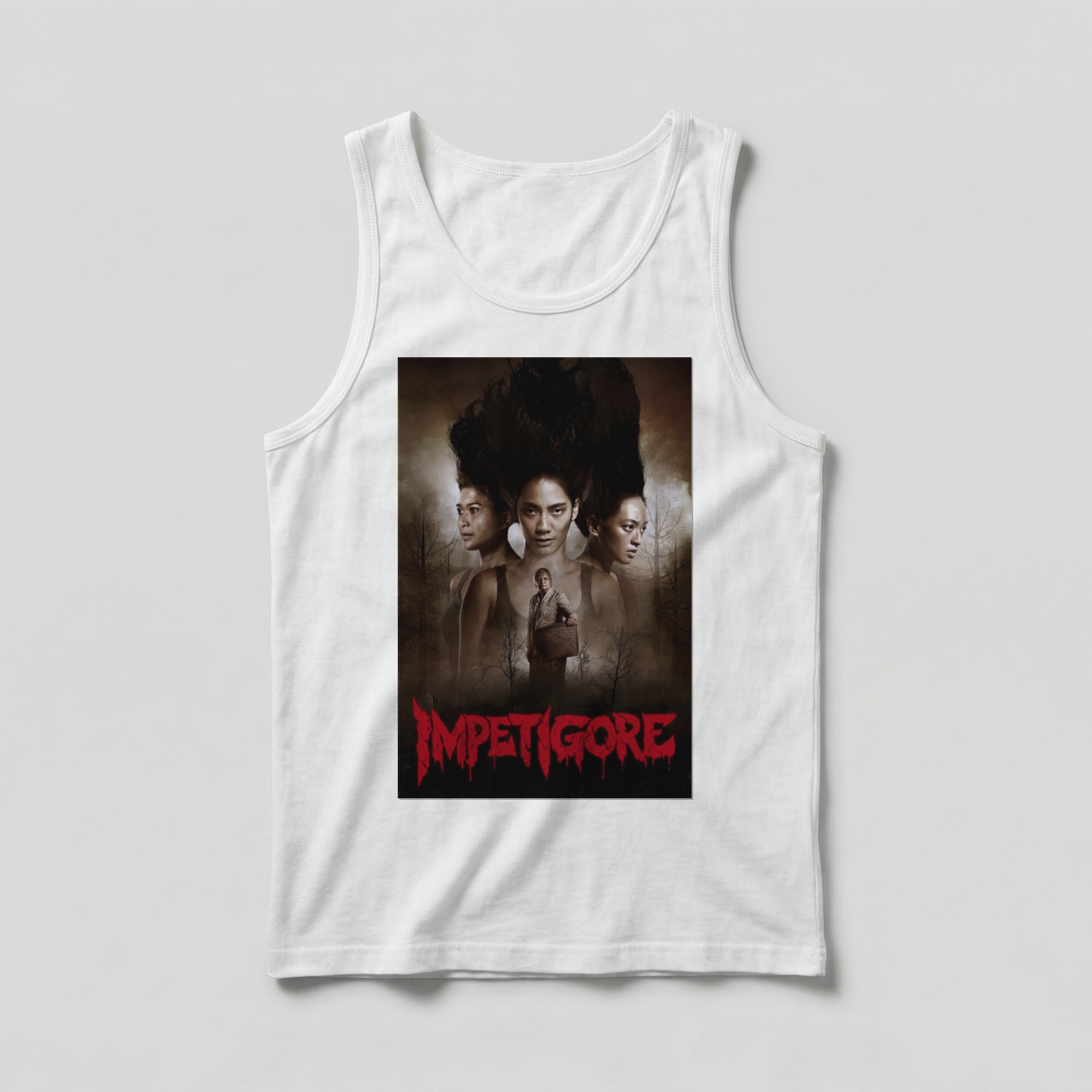 Camiseta_regata_branco_camarada_do_alem_-_Impetigore | Impetigore