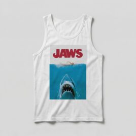 Camiseta_regata_branco_camarada_do_alem_-_Jaws_Tubarao | Jaws (Tubarão)