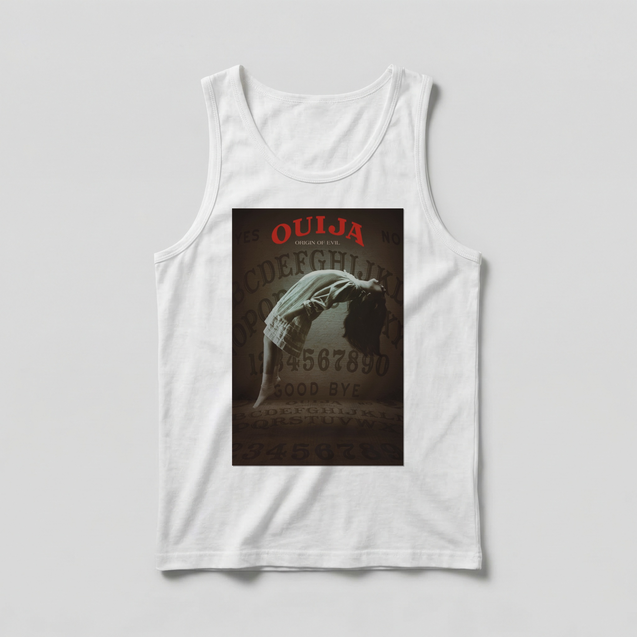 Camiseta_regata_branco_camarada_do_alem_-_Ouija_Origin_of_Evil_Ouija_-_origem_do_mal | Ouija Origin of Evil (Ouija - origem do mal)