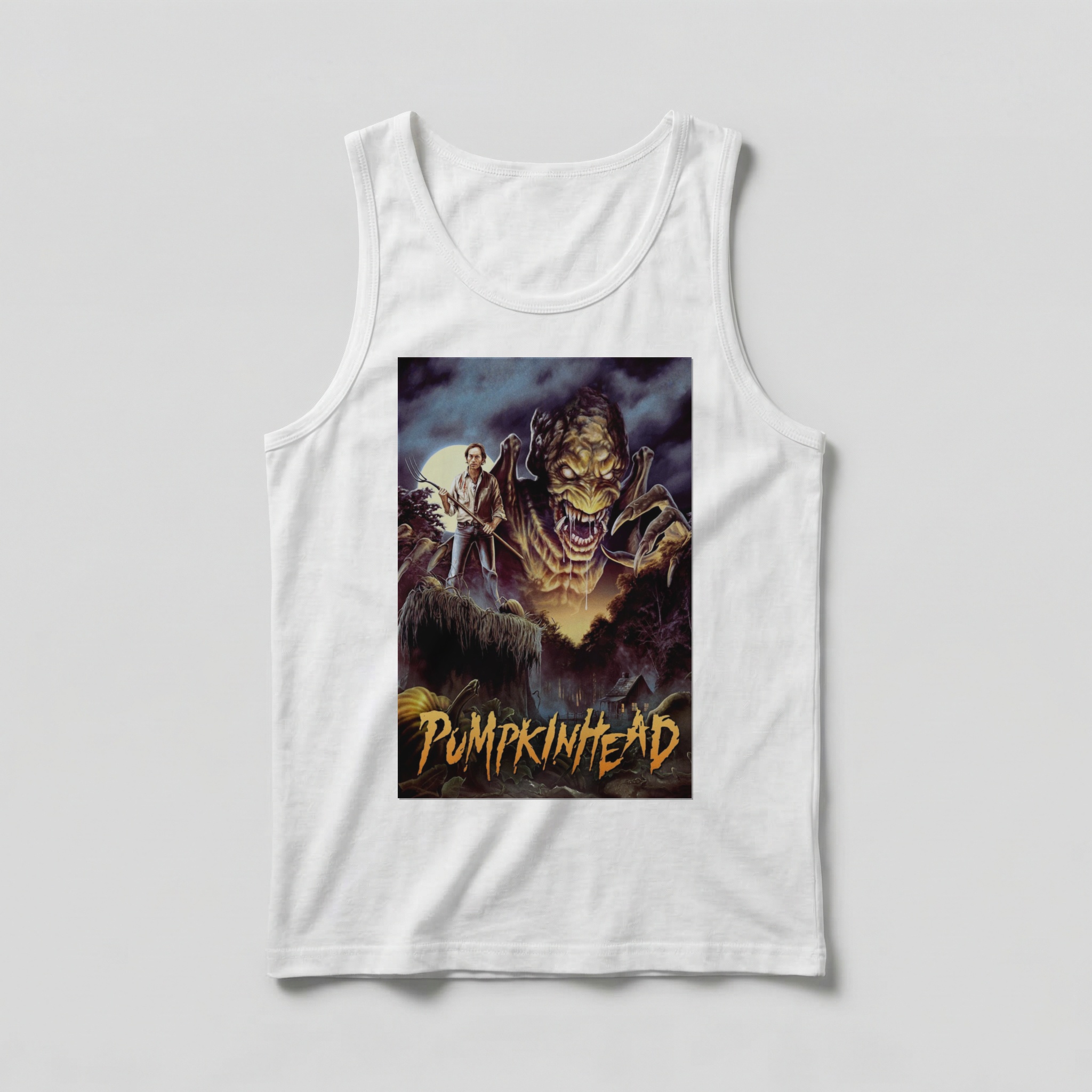Camiseta_regata_branco_camarada_do_alem_-_Pumpkinhead_A_vinganca_do_demonio | Pumpkinhead (A vingança do demônio)