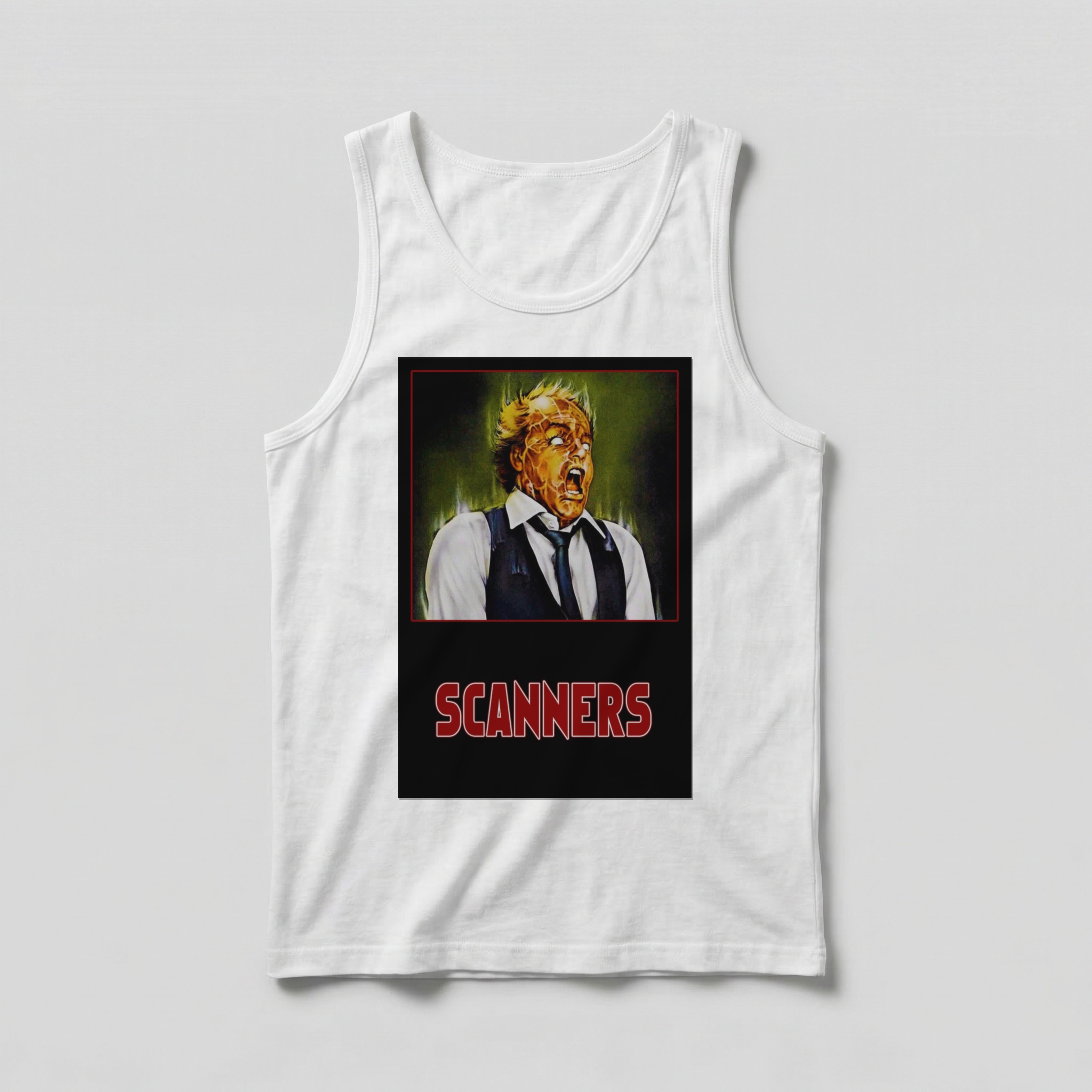 Camiseta_regata_branco_camarada_do_alem_-_Scanners_Scanners_-_sua_mente_pode_destruir | Scanners (Scanners - sua mente pode destruir)