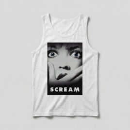 Camiseta_regata_branco_camarada_do_alem_-_Scream_Panico | Scream (Pânico)