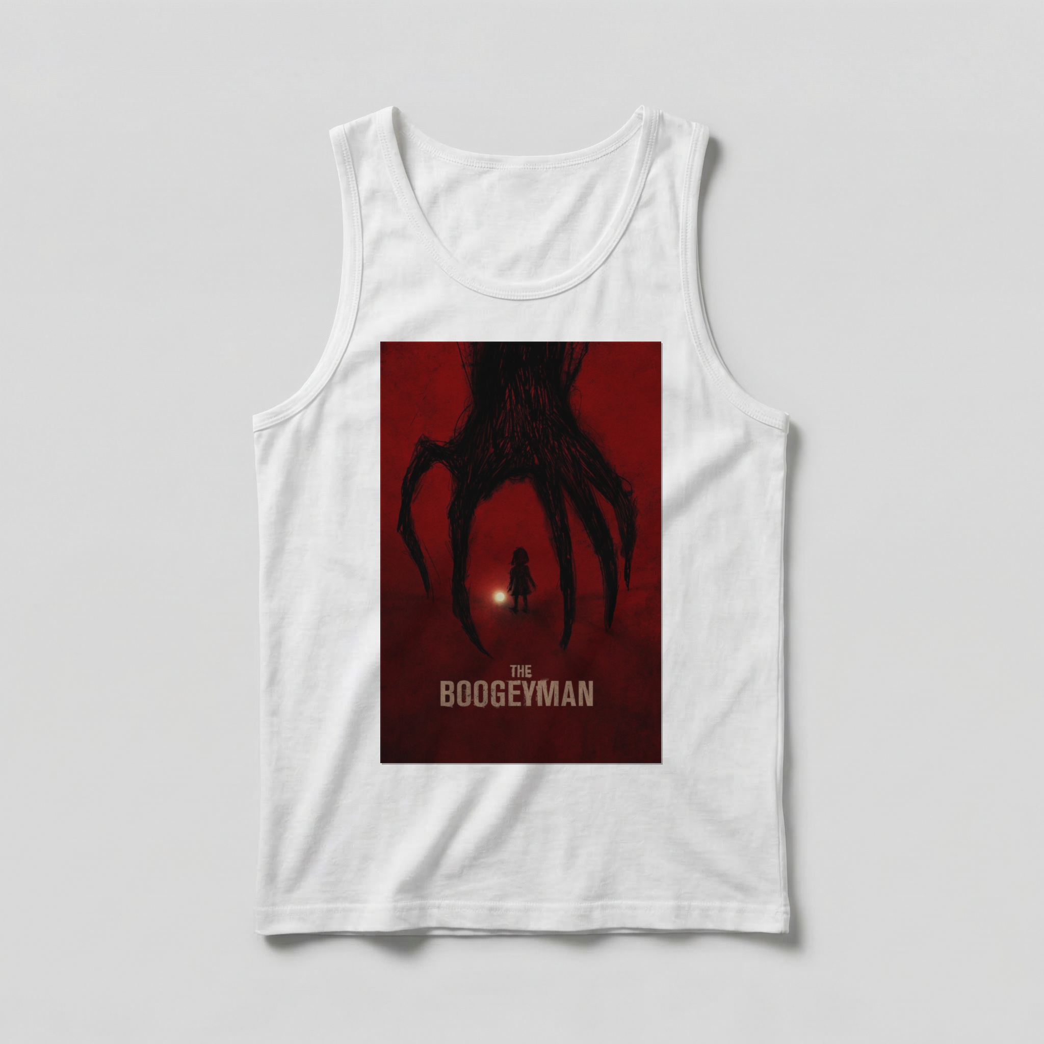 Camiseta_regata_branco_camarada_do_alem_-_The_Boogeyman_O_bicho-papao | The Boogeyman (O bicho-papão)