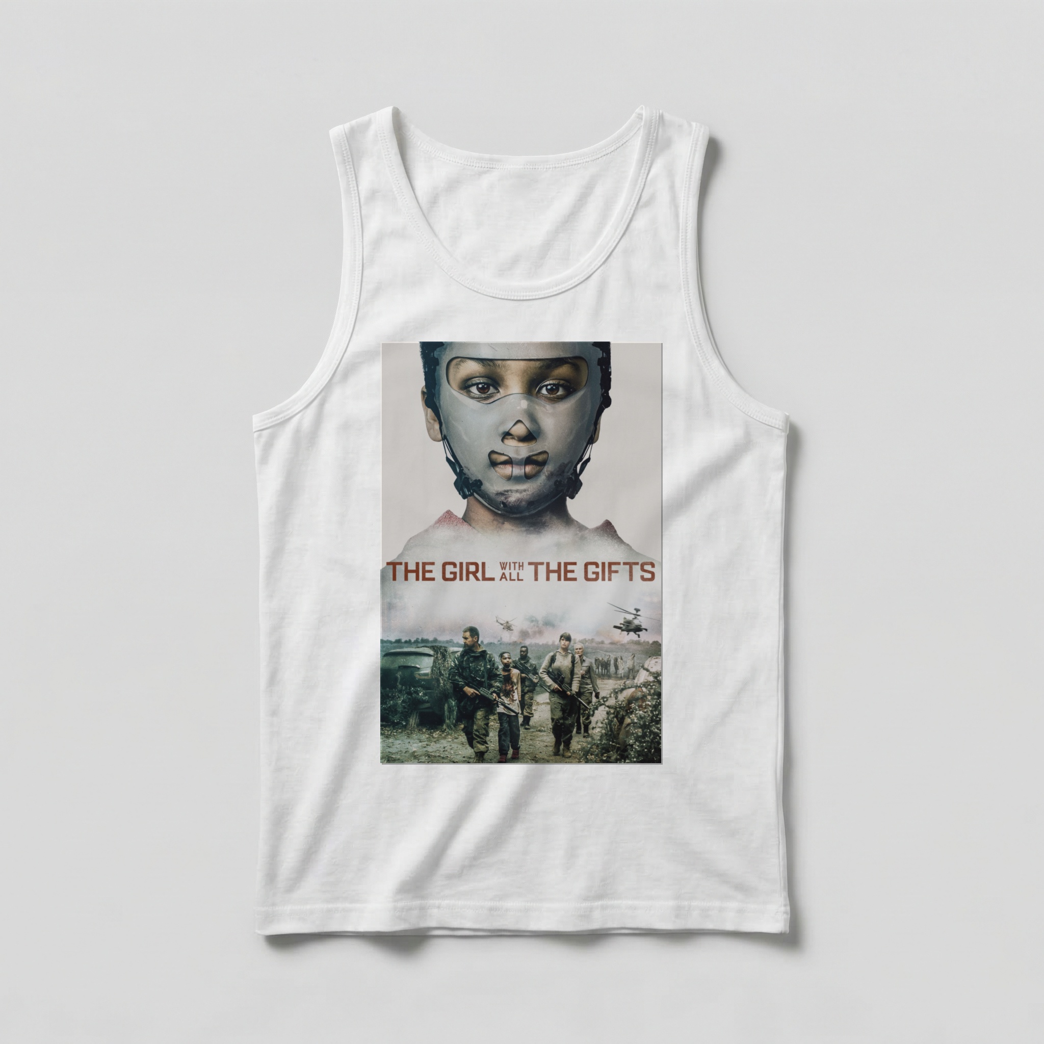 Camiseta_regata_branco_camarada_do_alem_-_The_Girl_with_All_the_Gifts_A_garota_que_tinha_dons | The Girl with All the Gifts (A garota que tinha dons)