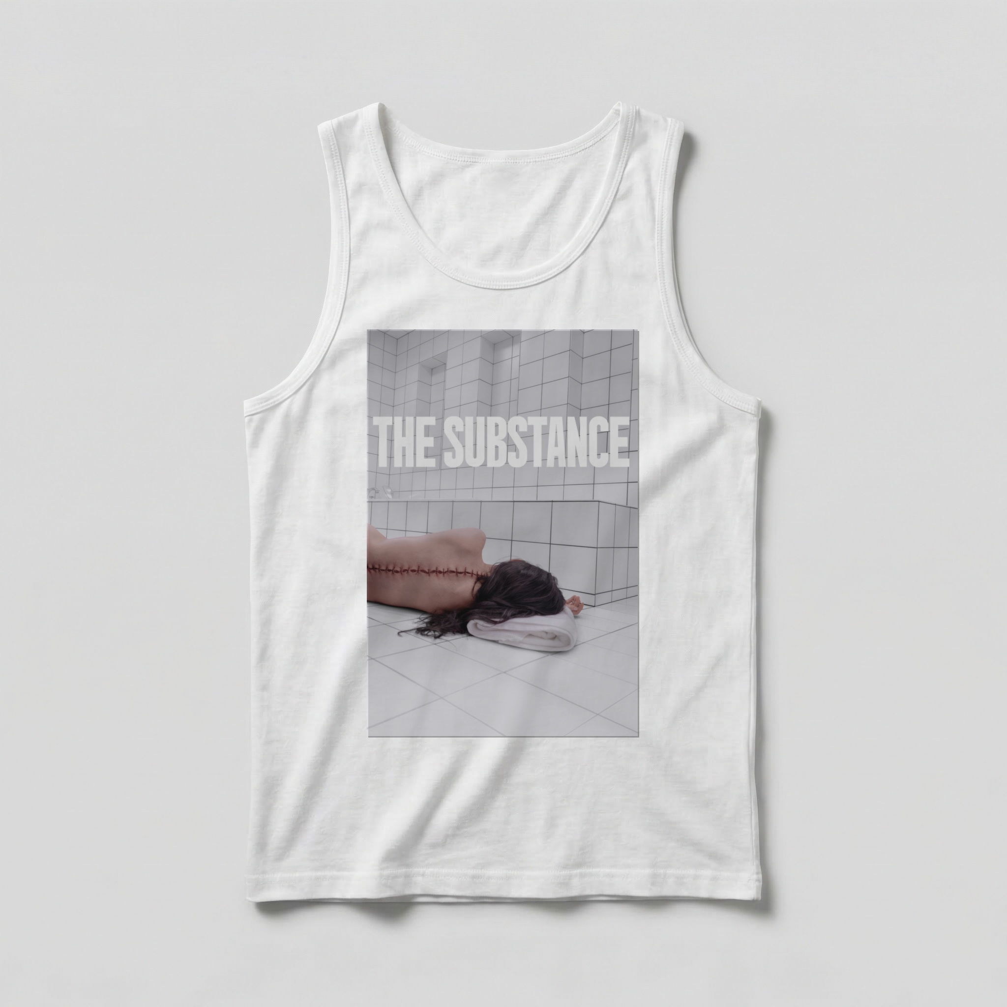 Camiseta_regata_branco_camarada_do_alem_-_The_Substance_A_substancia | The Substance (A substância)