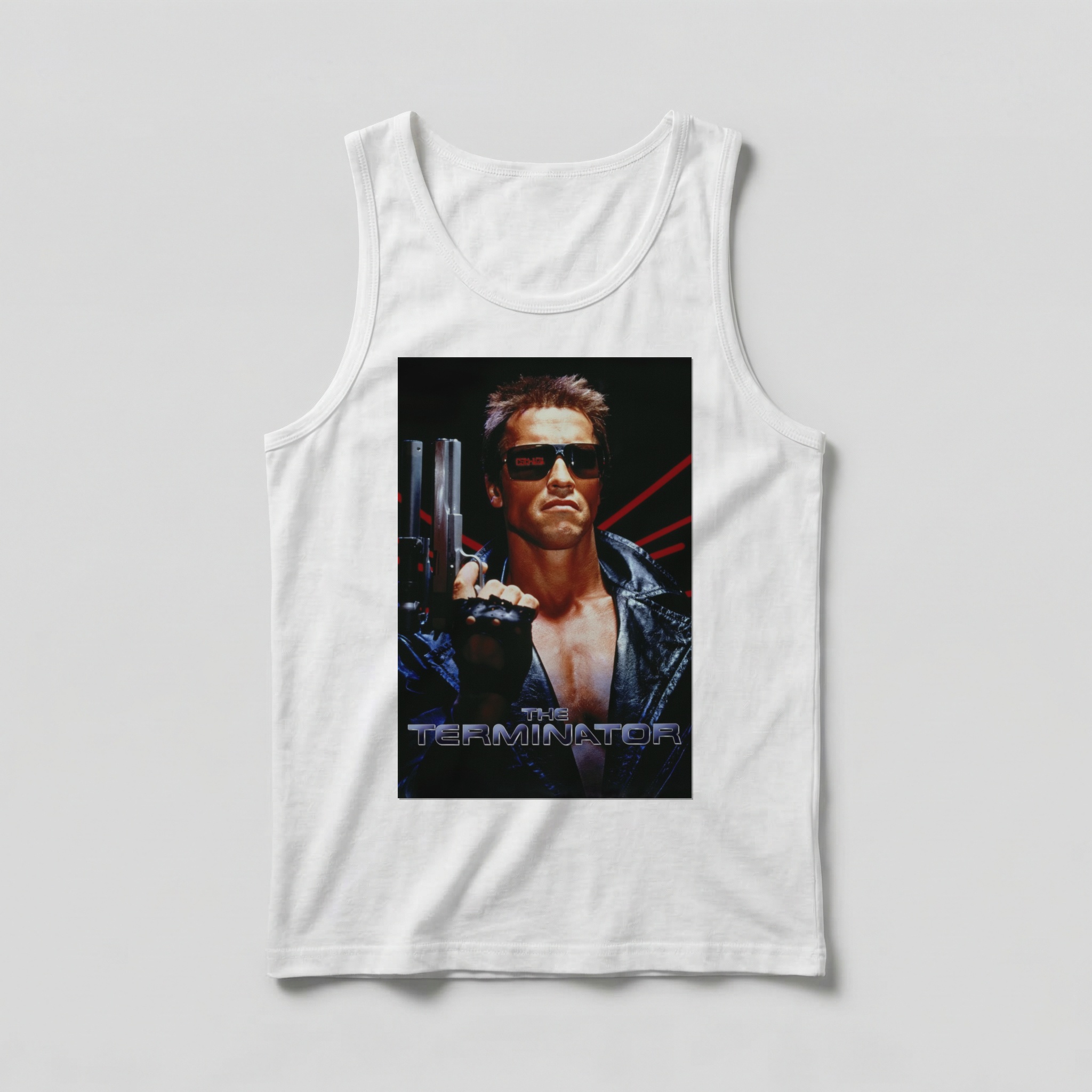 Camiseta_regata_branco_camarada_do_alem_-_The_Terminator_O_exterminador_do_futuro | The Terminator (O exterminador do futuro)