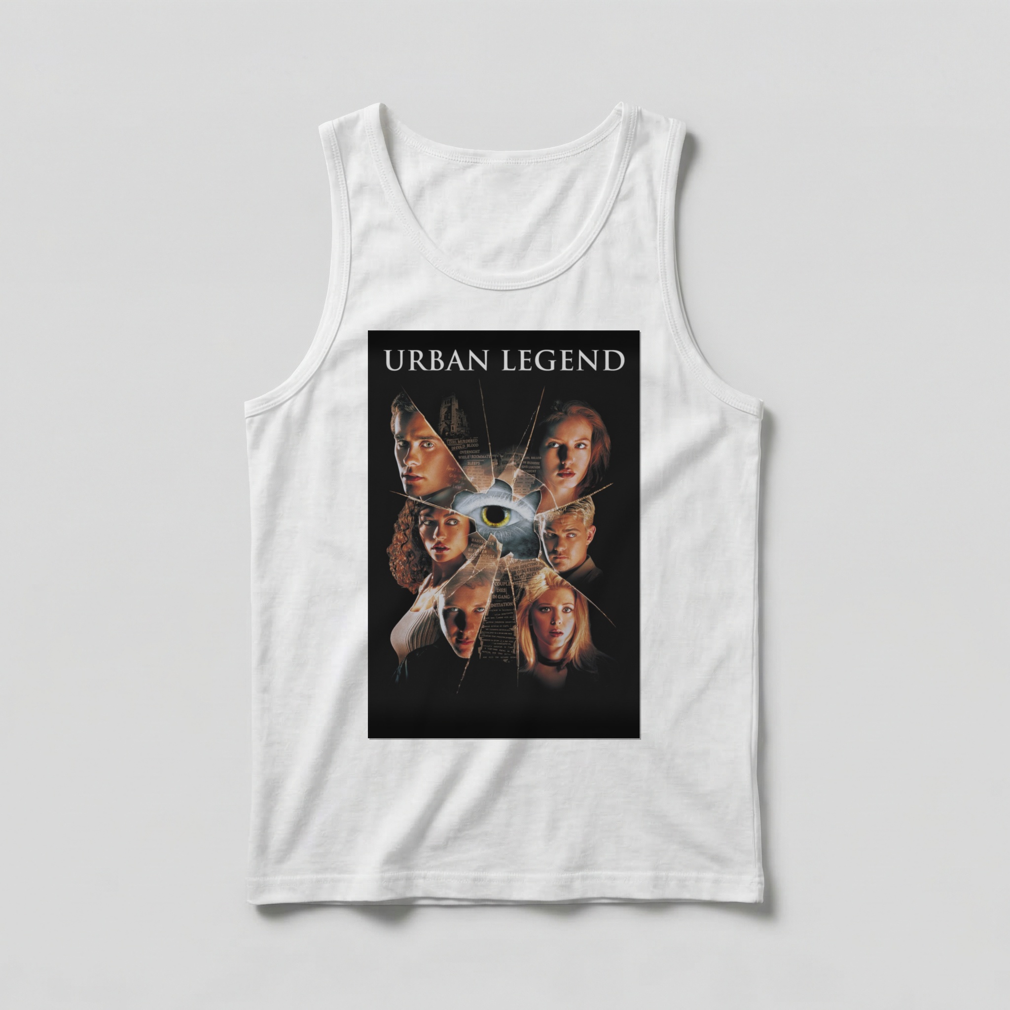 Camiseta_regata_branco_camarada_do_alem_-_Urban_Legend_Lenda_urbana | Urban Legend (Lenda urbana)