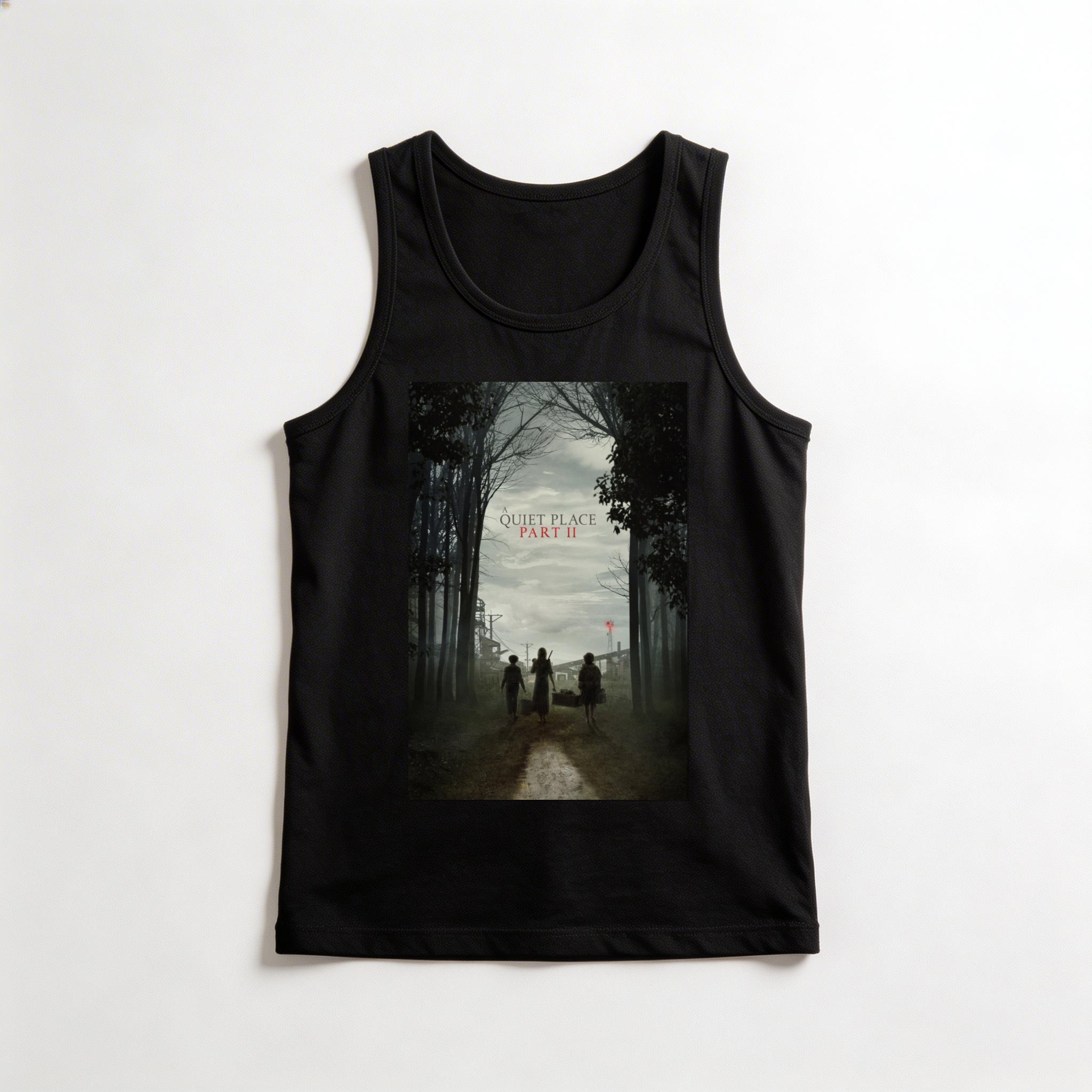 Camiseta_regata_preto_camarada_do_alem_-_A_Quiet_Place_Part_II_Um_lugar_silencioso_-_parte_II | A Quiet Place Part II (Um lugar silencioso - parte II)