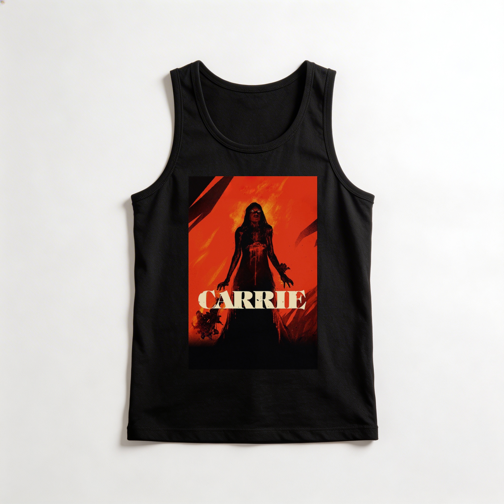 Camiseta_regata_preto_camarada_do_alem_-_Carrie_Carrie_-_a_estranha | Carrie (Carrie - a estranha)