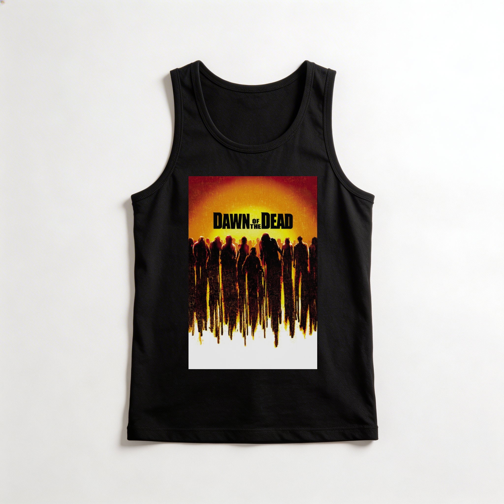 Camiseta_regata_preto_camarada_do_alem_-_Dawn_of_the_Dead_Despertar_dos_mortos | Dawn of the Dead (Despertar dos mortos)