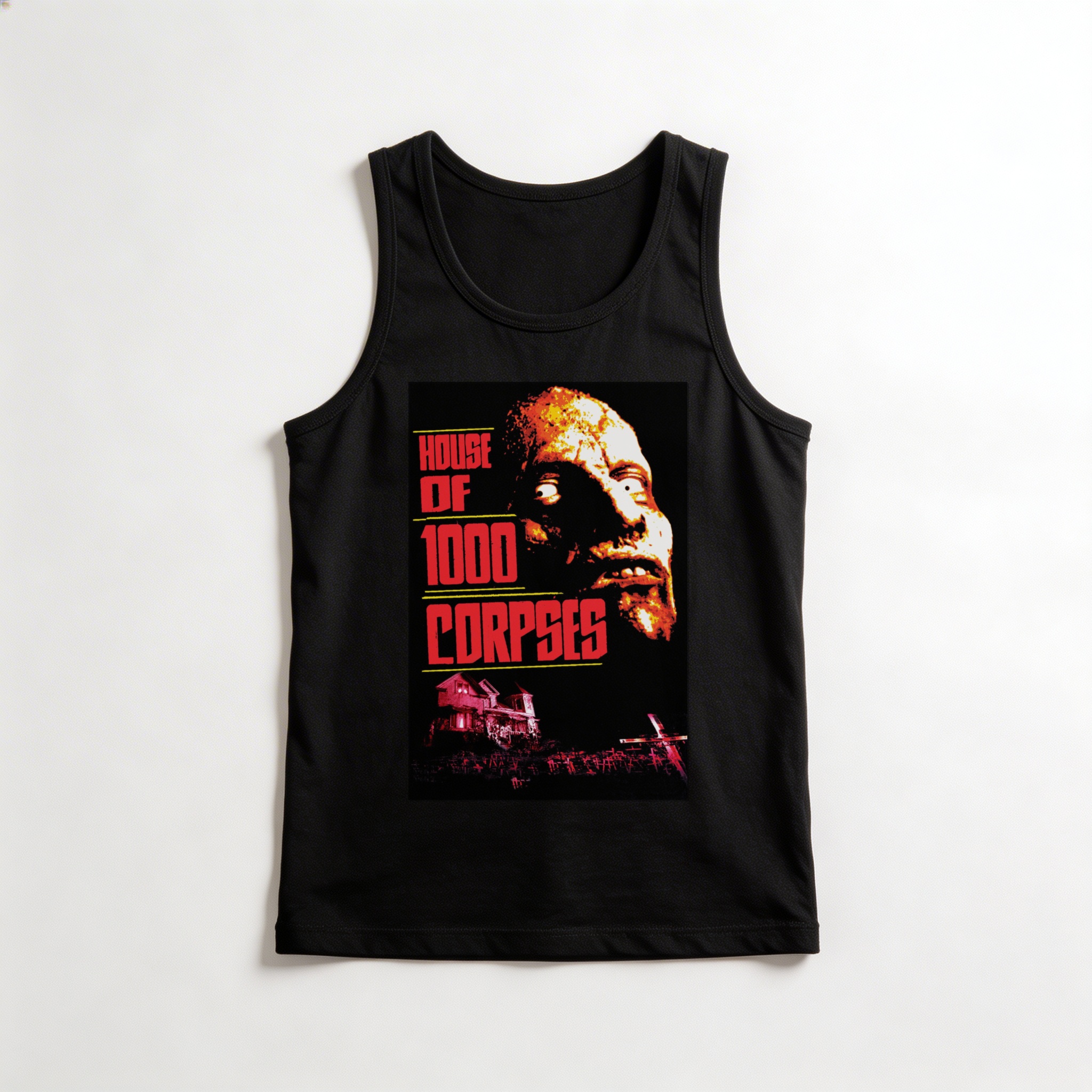 Camiseta_regata_preto_camarada_do_alem_-_House_of_1000_Corpses_A_casa_dos_1000_corpos | House of 1000 Corpses (A casa dos 1000 corpos)